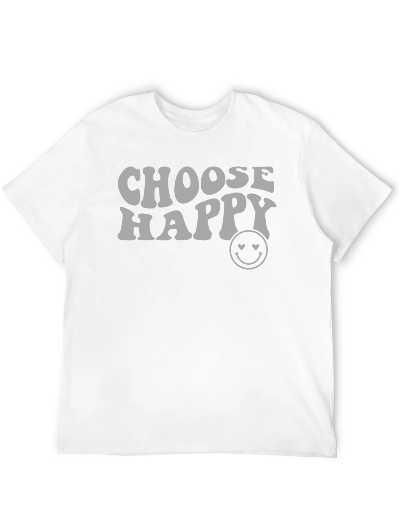 Black Choose Happy Graphic T-Shirt - Positive Vibes Tee view 12