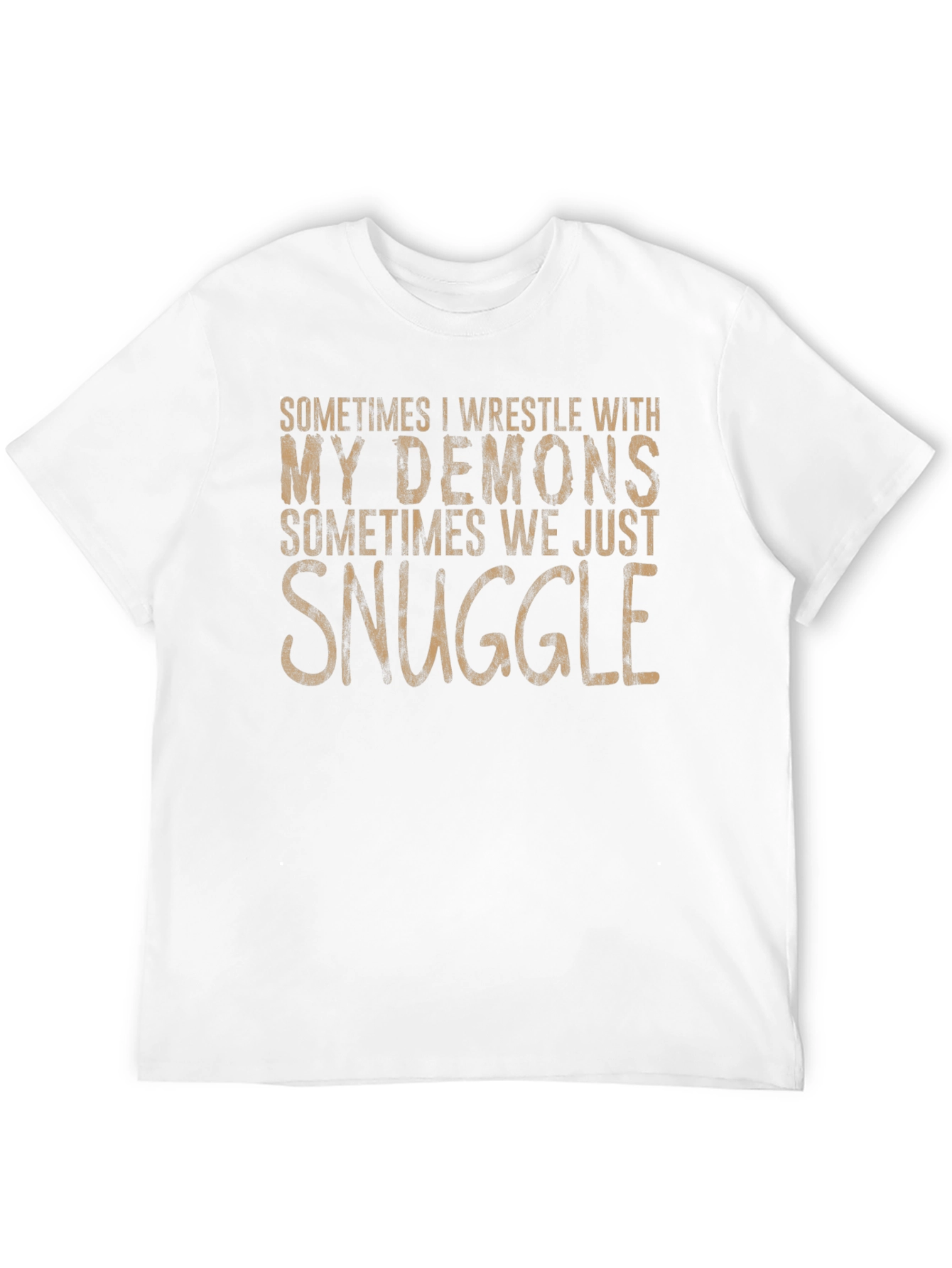 Black Demons Snuggle T-Shirt - Funny Graphic Tee view 12