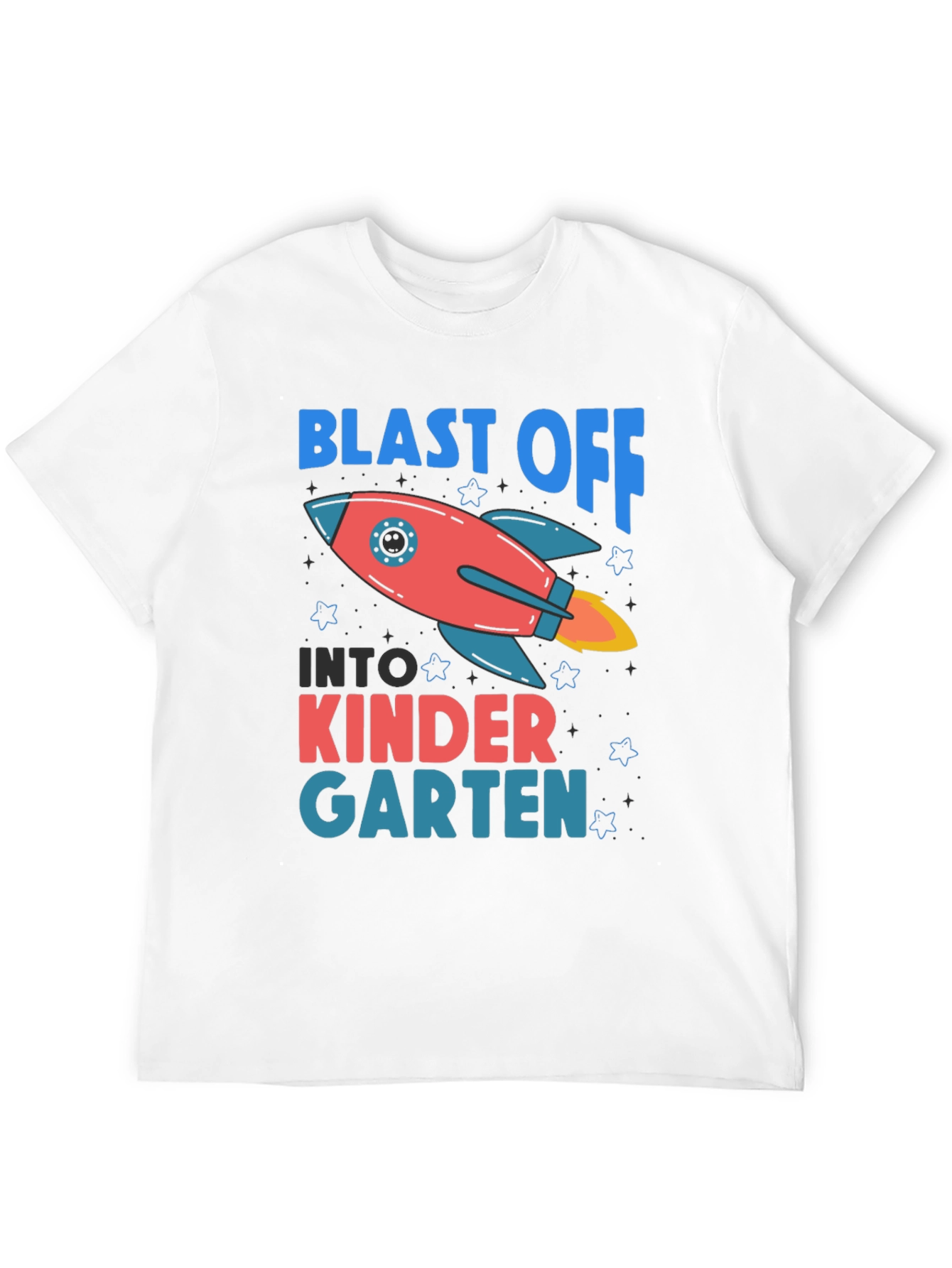 Black Blast Off to Kindergarten T-Shirt view 12