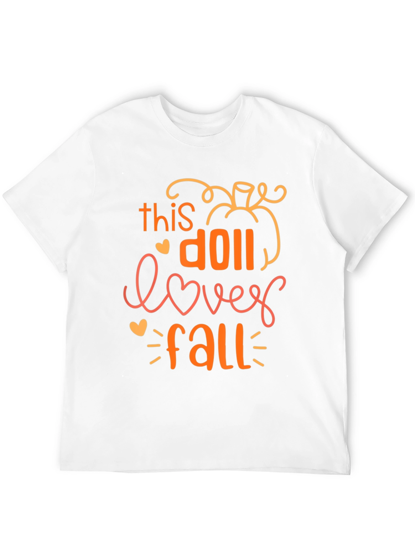 This Doll Loves Fall Graphic Tee - Autumn T-Shirt - 12