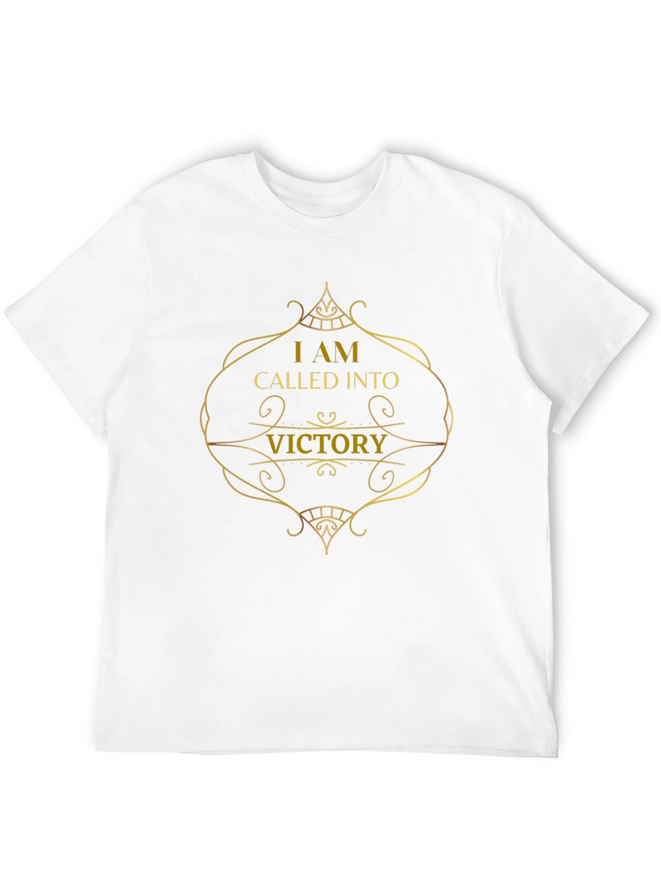 Black Victory Men's Black T-Shirt view 12