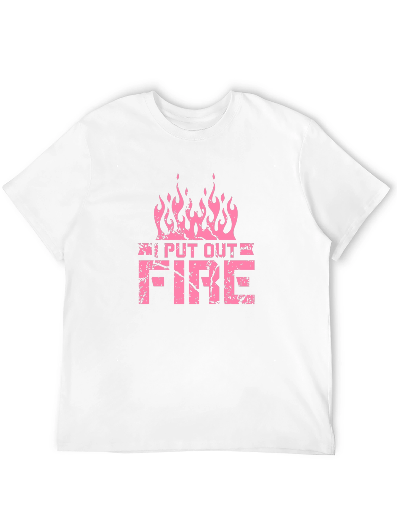 Black I Put Out Fire T-Shirt Funny Firefighter Tee view 12