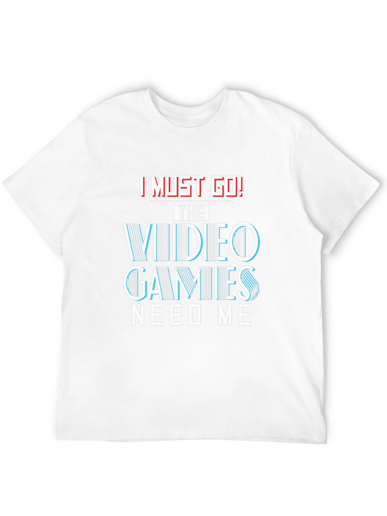 Black I Must Go! Video Games T-Shirt - Gamer Tee view 12