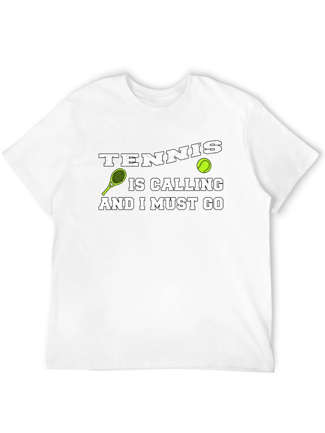 Black Tennis is Calling T-Shirt - Funny Sports Tee view 12