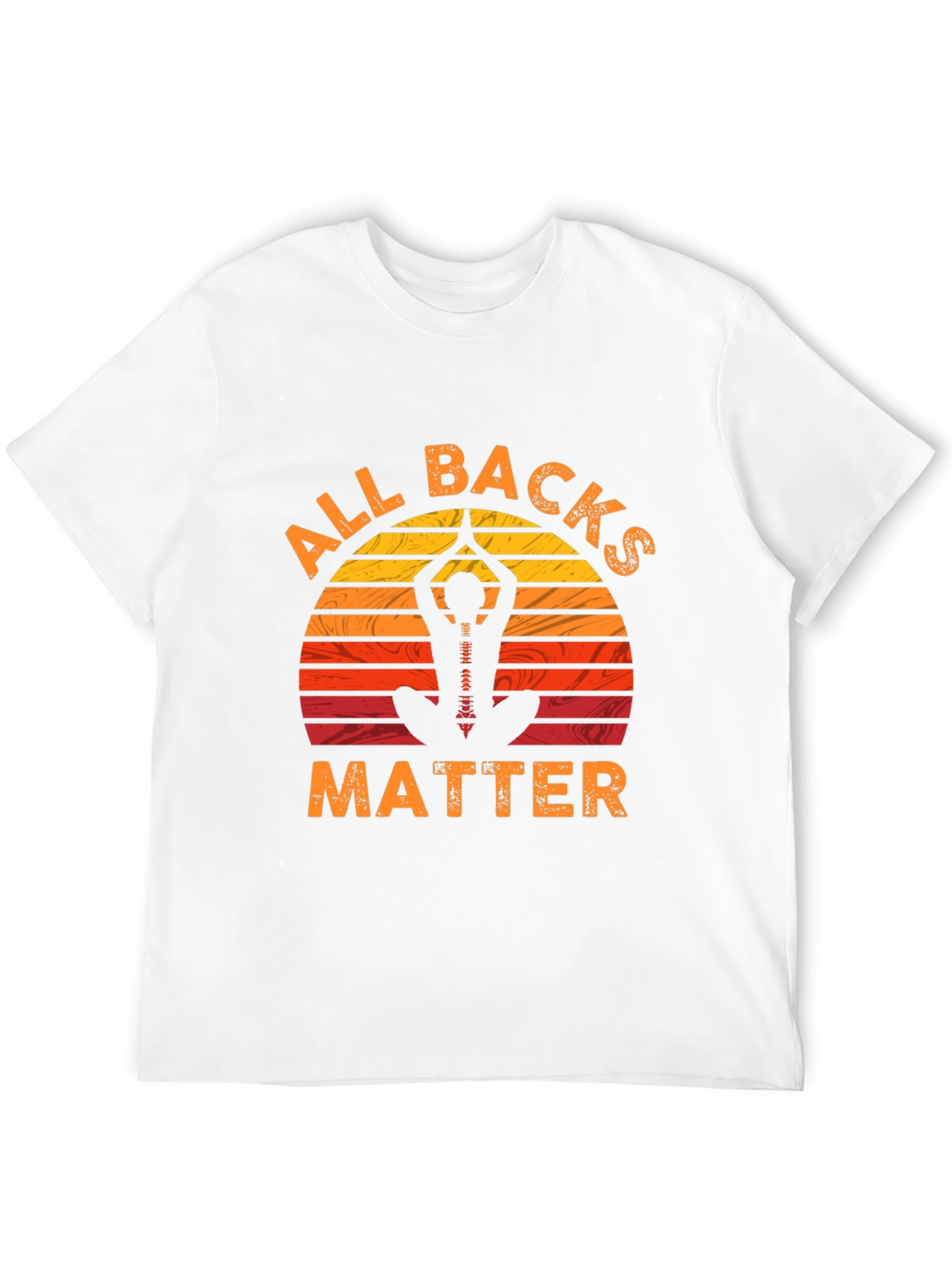 Black All Backs Matter Yoga T-Shirt view 12