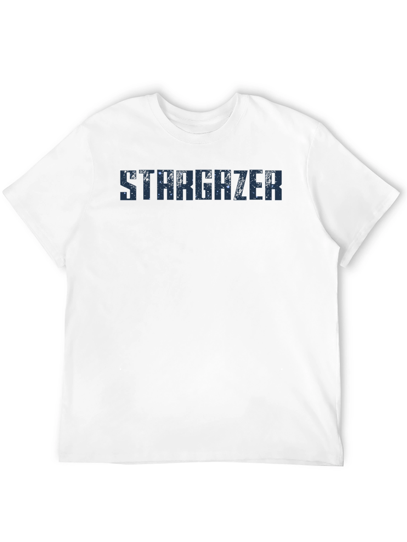 Black Stargazer Graphic Tee - Black Cotton Blend view 12