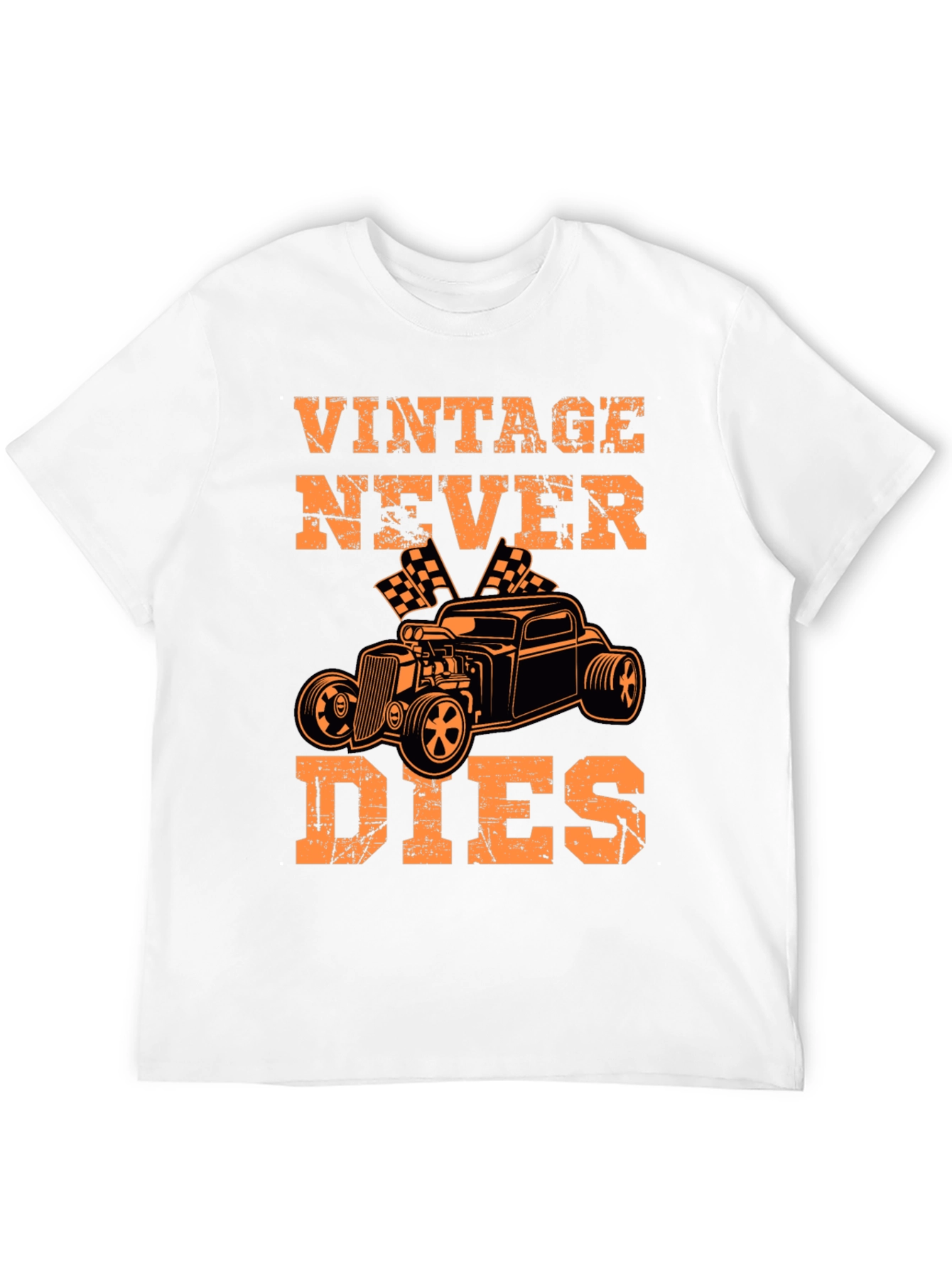Black Vintage Never Dies Graphic Tee view 12