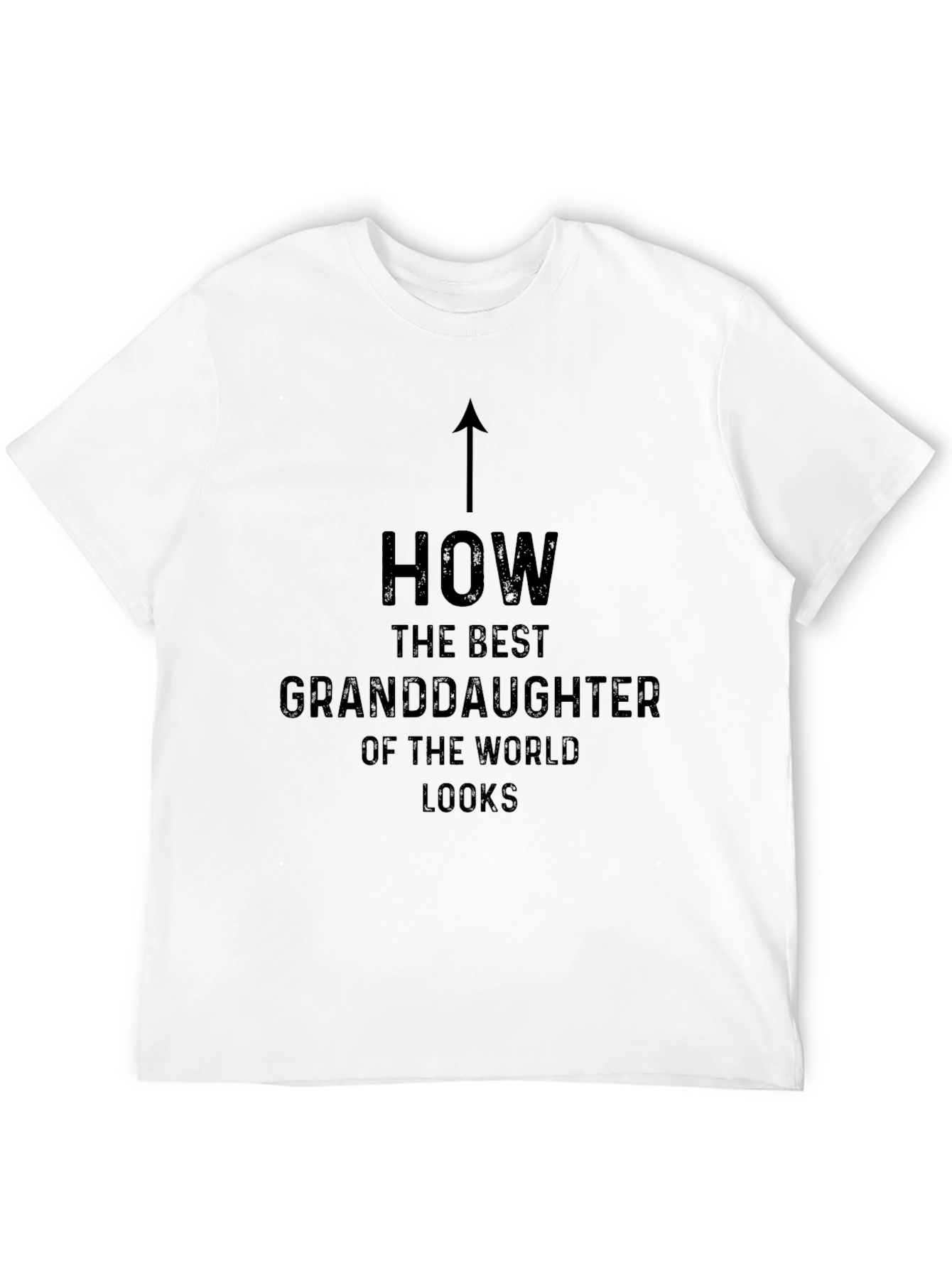 Black Best Granddaughter T-Shirt - Novelty Graphic Tee view 12