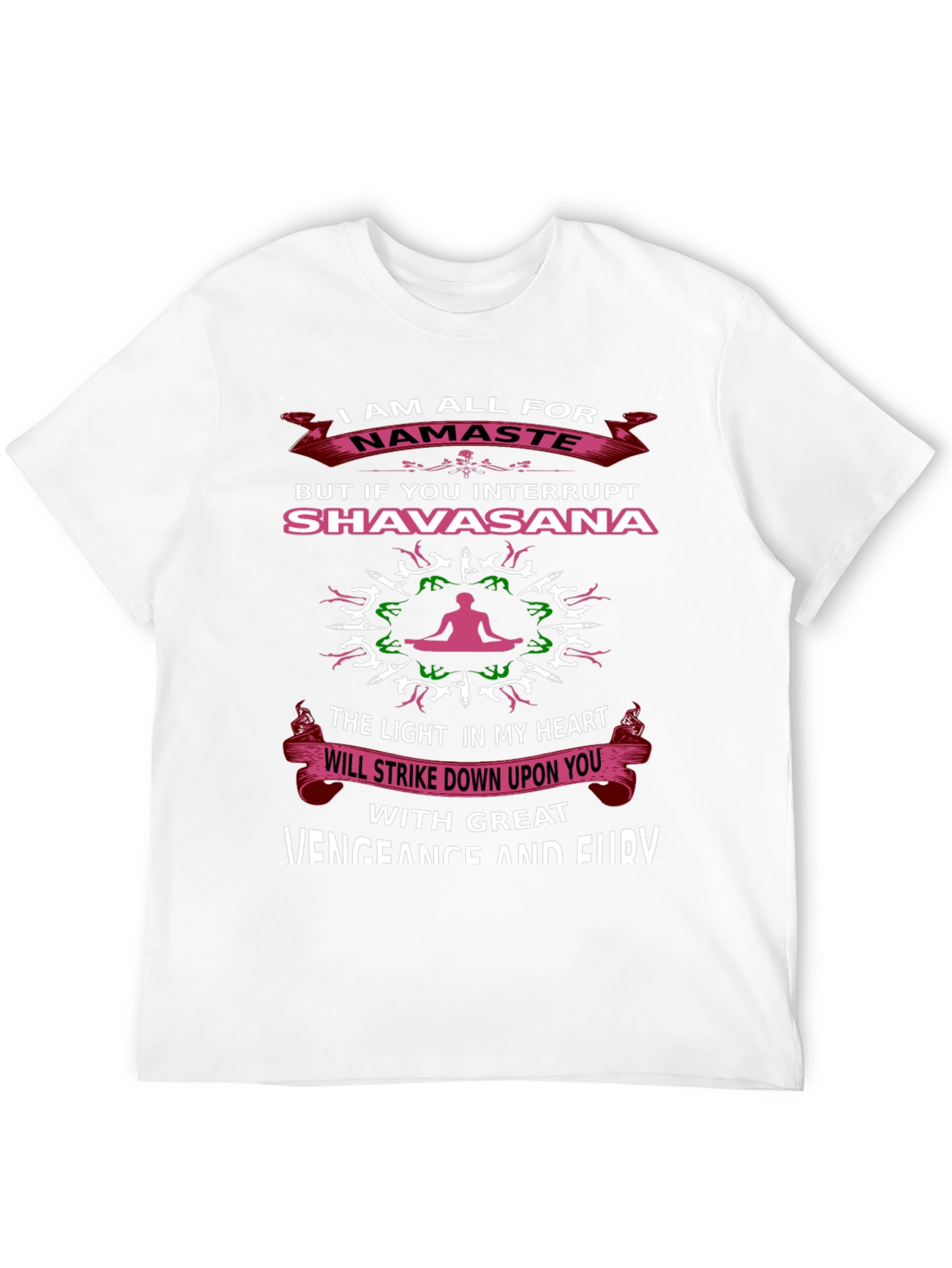 Black Namaste Shavasana Graphic T-Shirt view 12