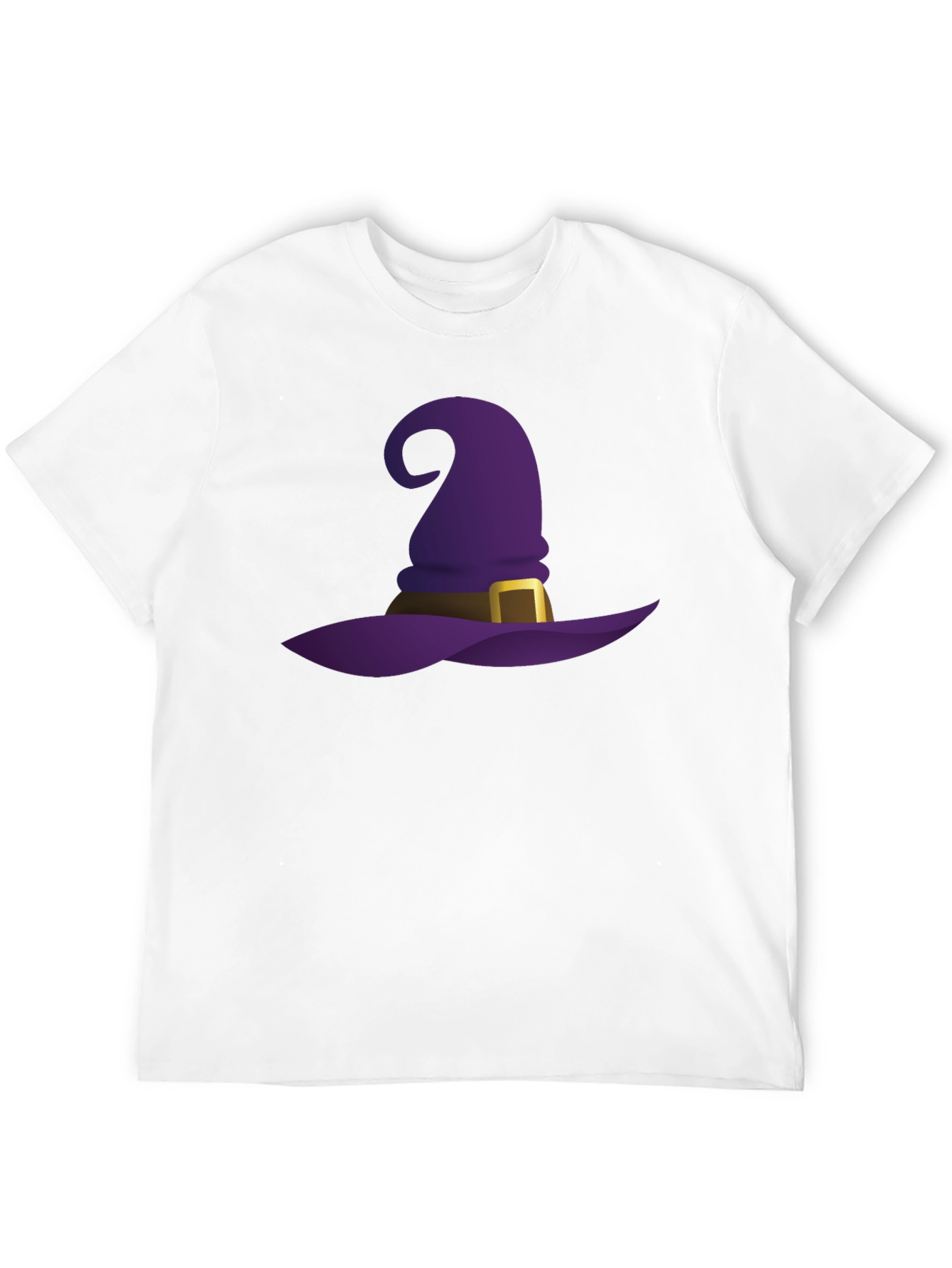Black Halloween Witch Hat Graphic Tee - Spooky Style view 12
