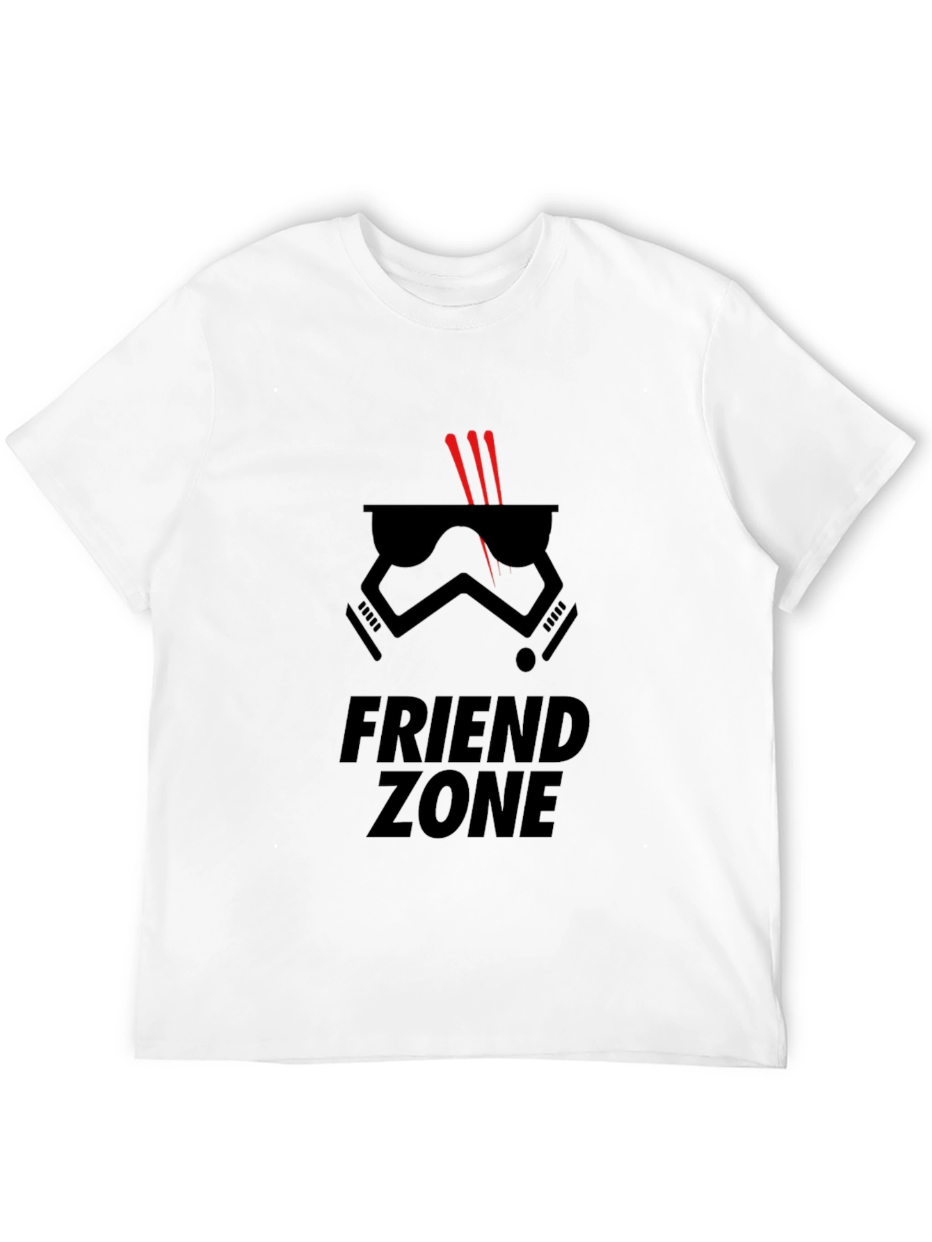 Black Friend Zone Stormtrooper Graphic Tee - Black view 12