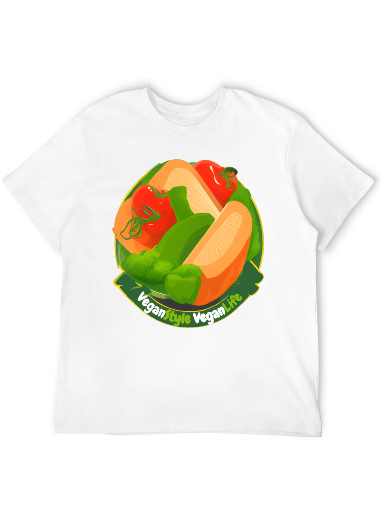 Black Vegan Style Vegan Life T-Shirt view 12