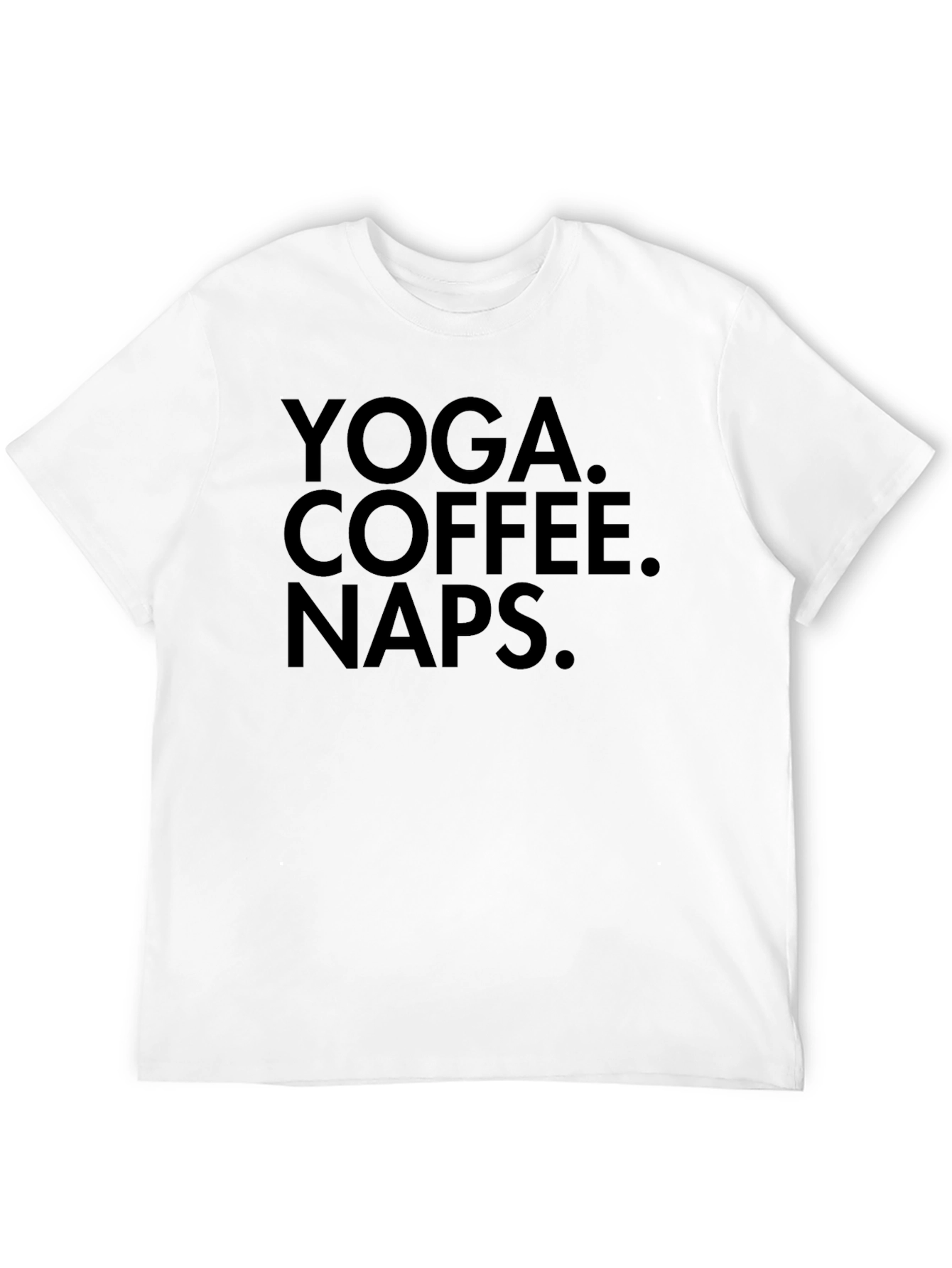 Black Yoga Coffee Naps Graphic Tee - Relaxed Comfort view 12