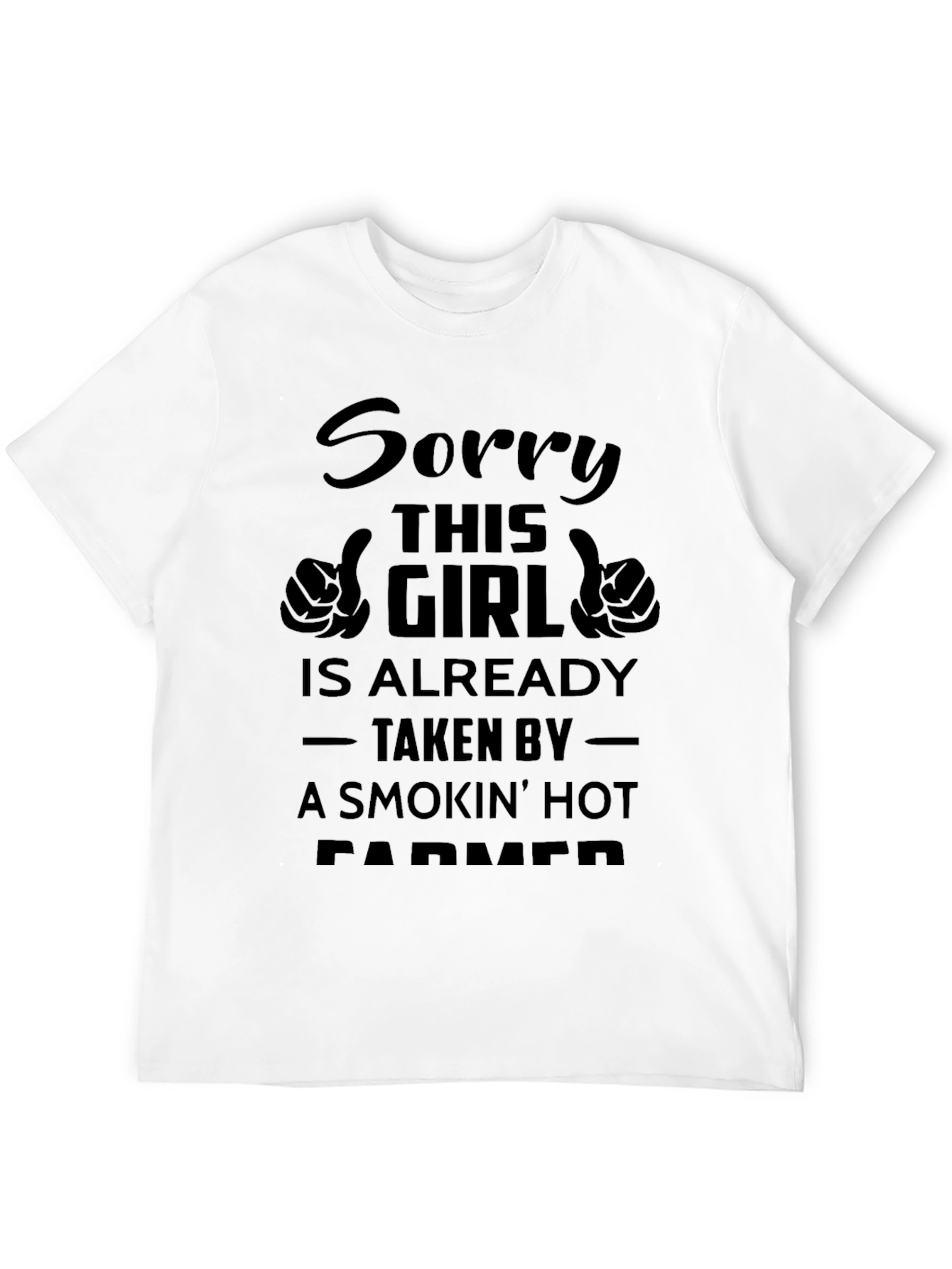Black Smokin' Hot Farmer Graphic T-Shirt view 12