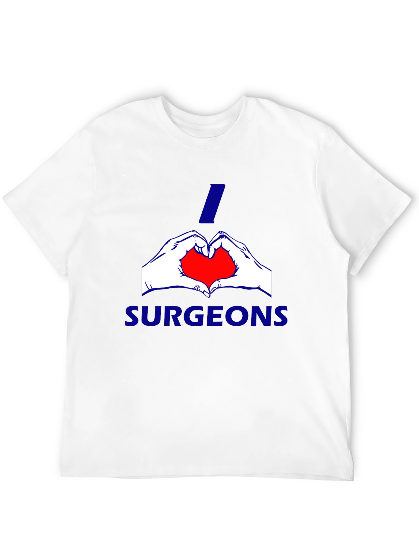Black I Heart Surgeons Tee - Black Cotton Blend view 12