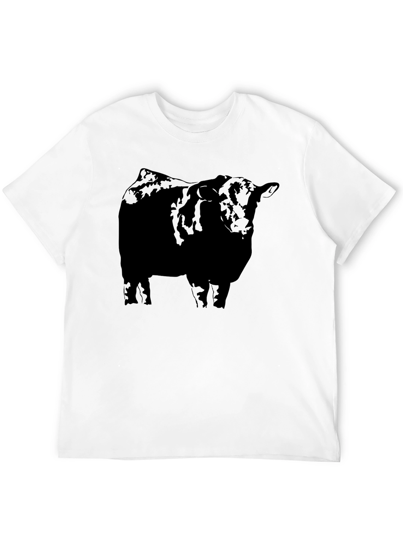 Black Black Angus Bull T-Shirt - Bold Graphic Tee view 12