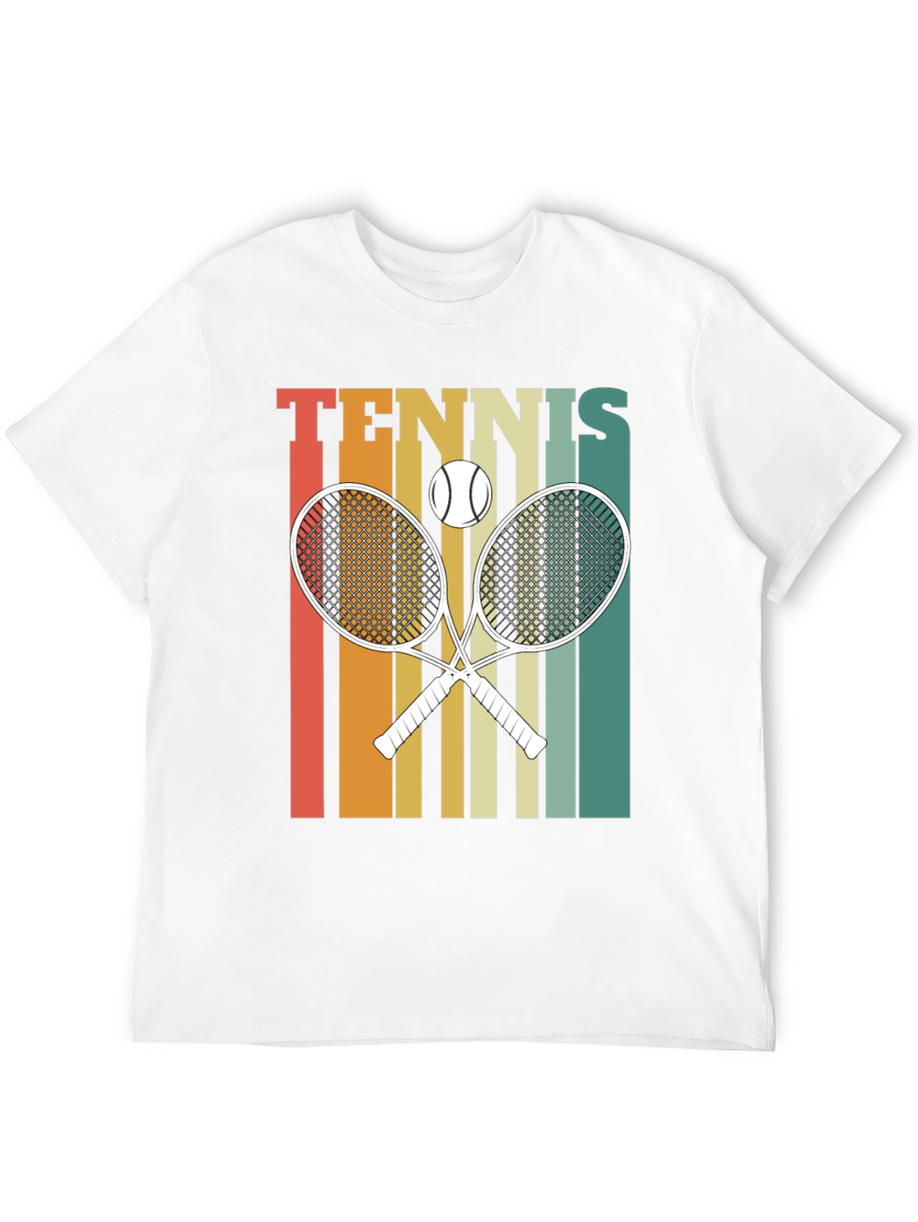 Retro Tennis Graphic T-Shirt - 12