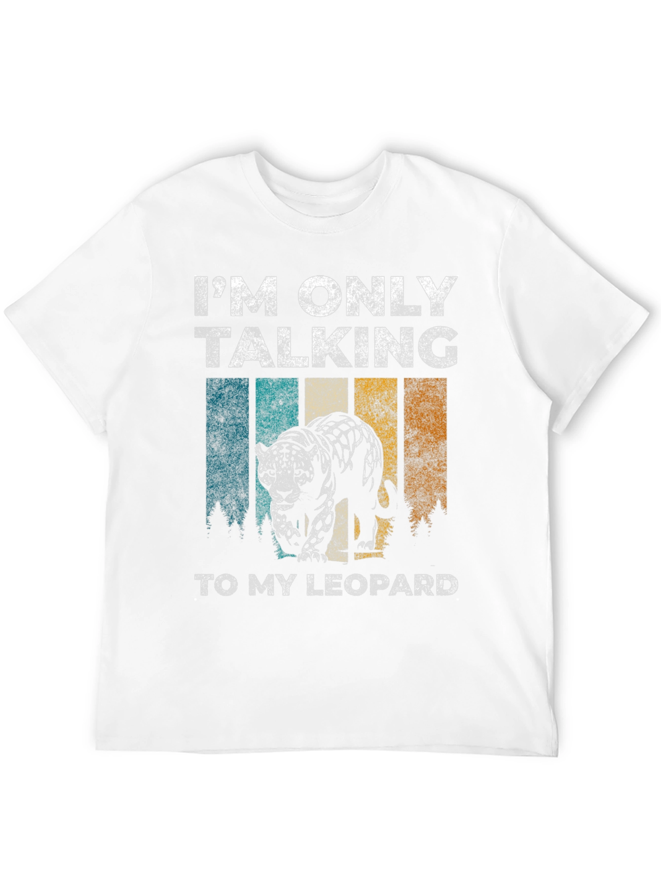 Black Leopard Graphic T-Shirt - Only Talking to My Leopard view 12