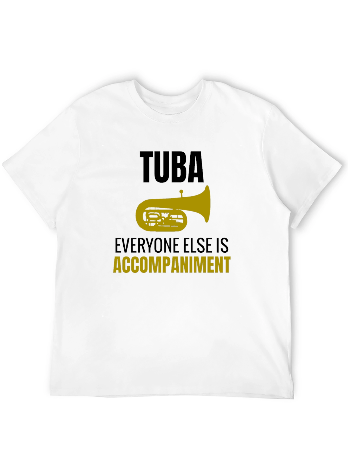 Black Tuba Accompaniment T-Shirt view 12