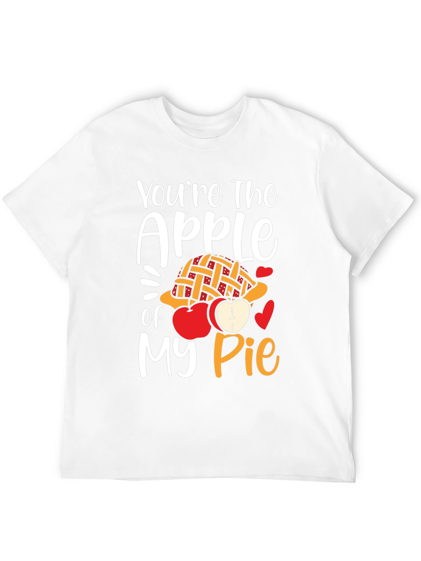 Black You're the Apple of My Pie Graphic T-Shirt view 12