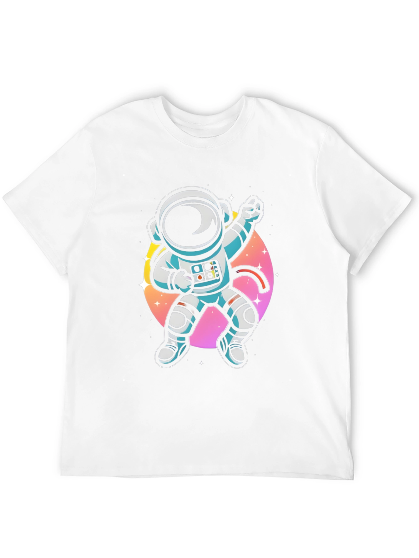 Black Astronaut Graphic Tee - Space Explorer T-Shirt view 12