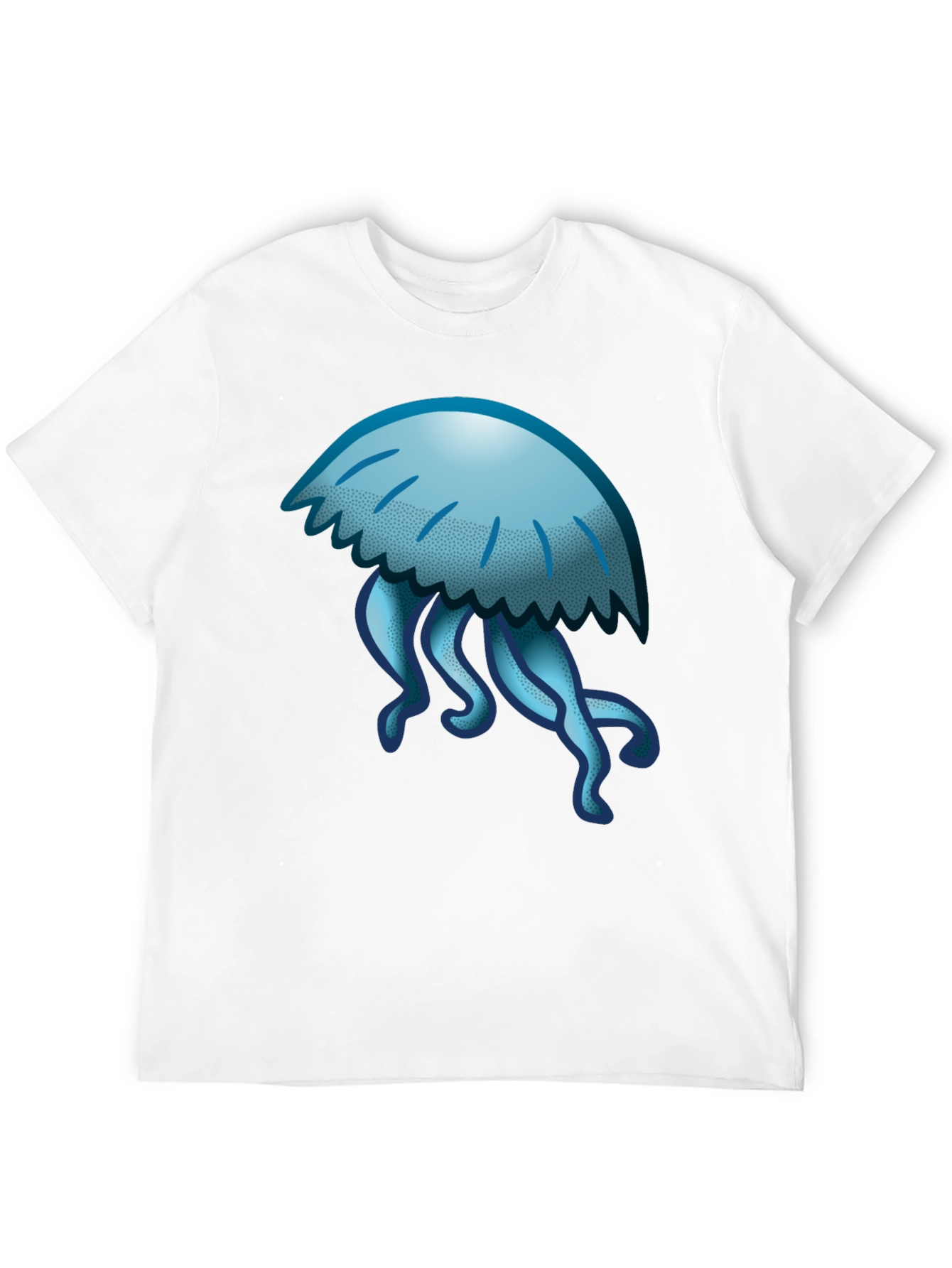 Black Jellyfish Graphic Tee - Cool Casual Style view 12