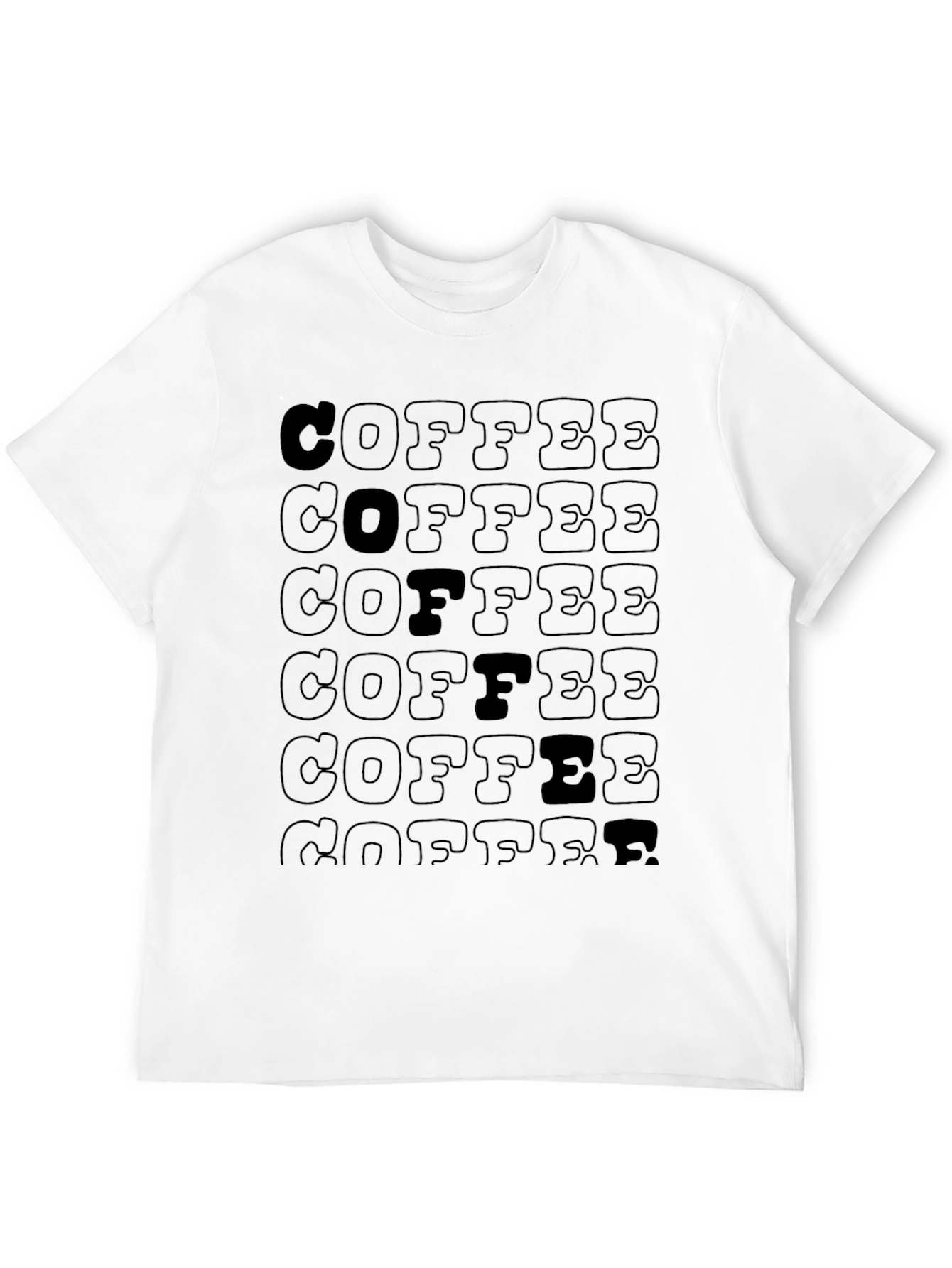 Black Coffee Lover T-Shirt - Retro Design view 12