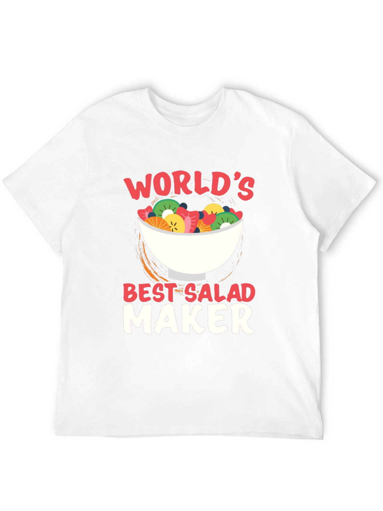 Black World's Best Salad Maker Graphic T-Shirt view 12