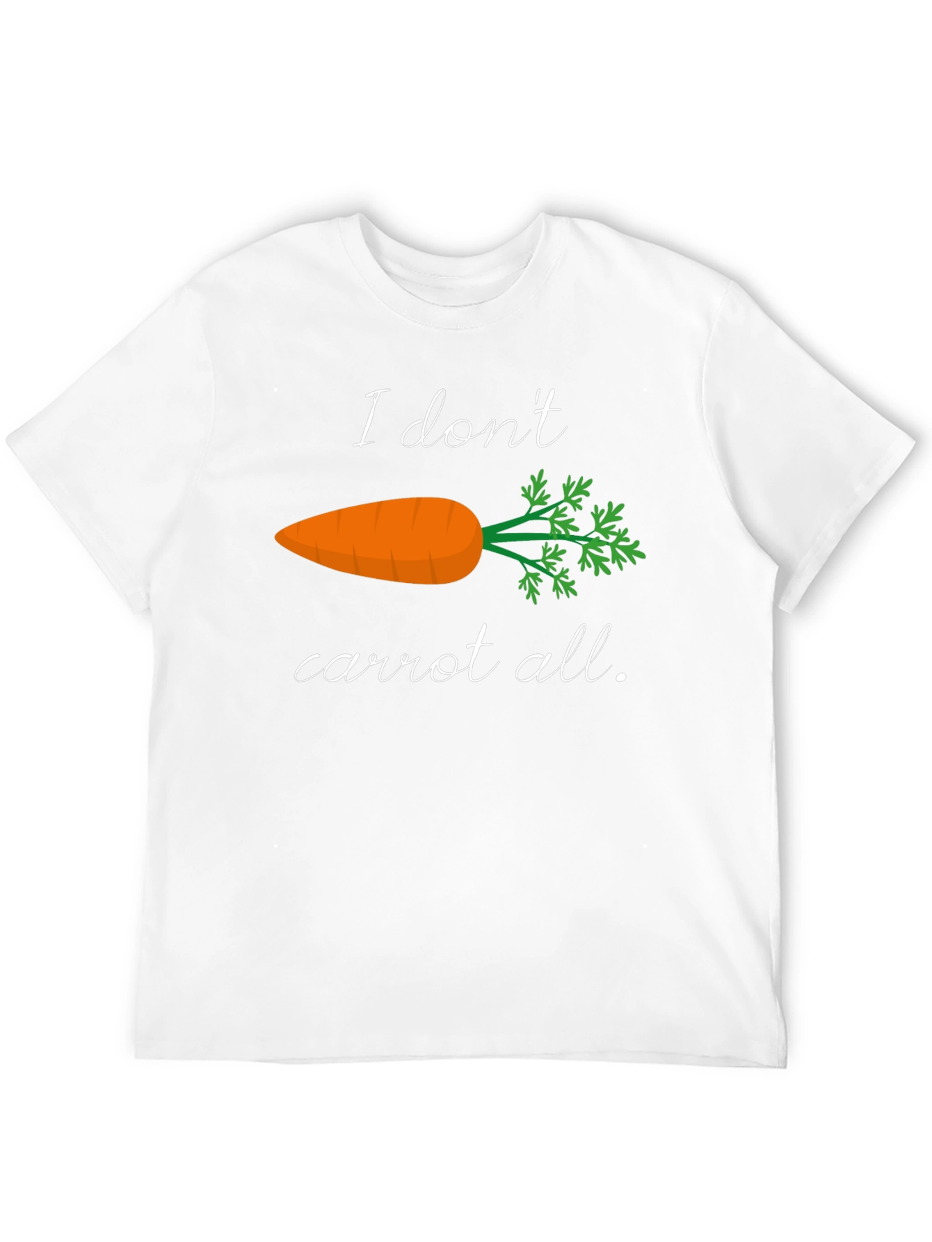 Black I Don't Carrot All T-Shirt Funny Foodie Tee view 12