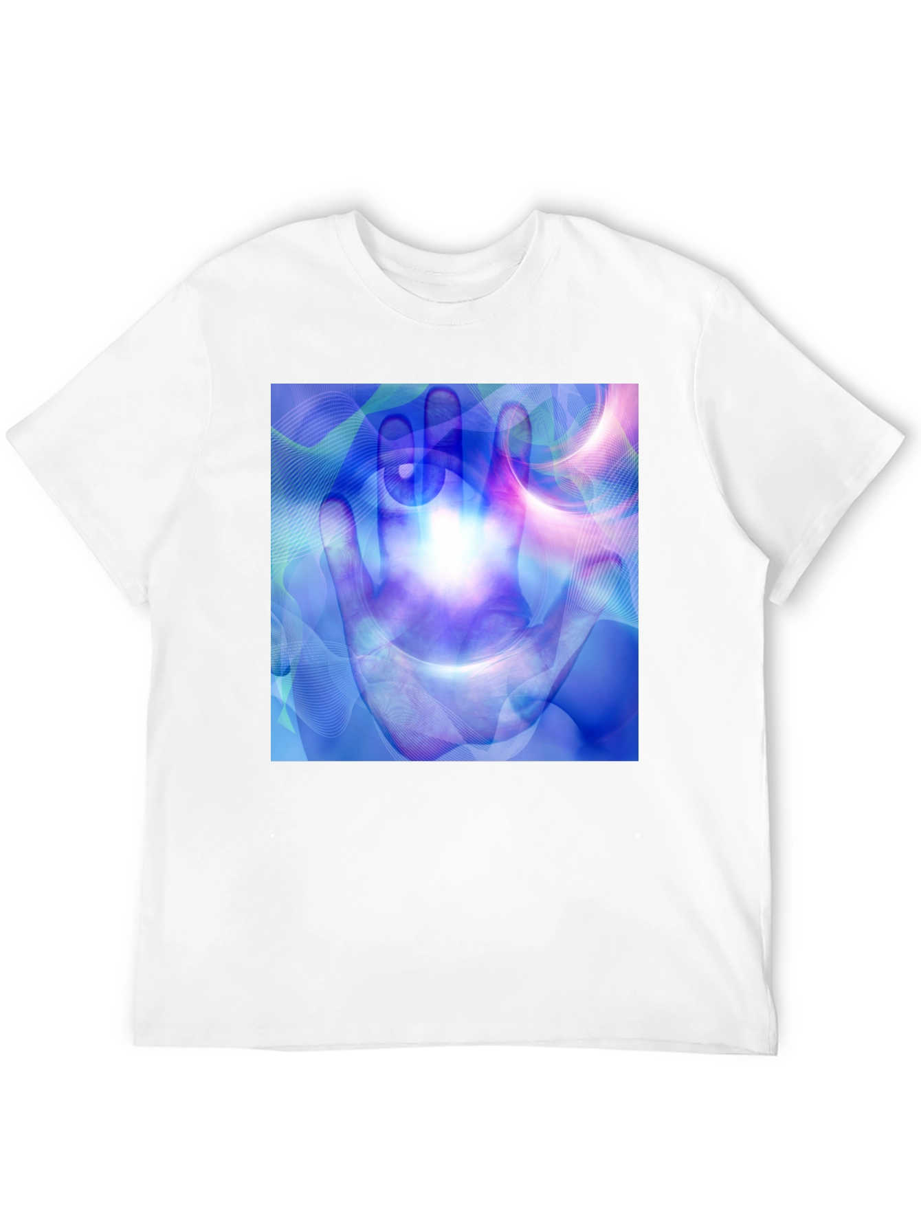 Abstract Hand Print T-Shirt - 12