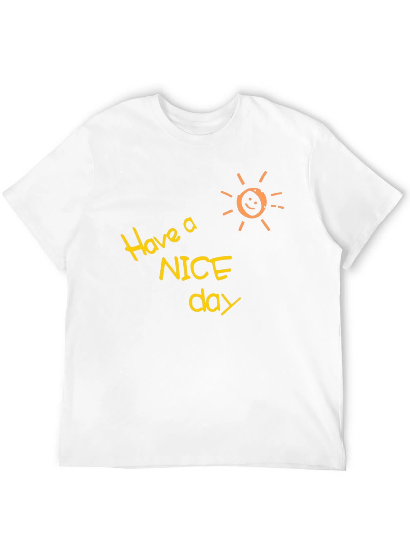 Black Have a Nice Day Black T-Shirt view 12