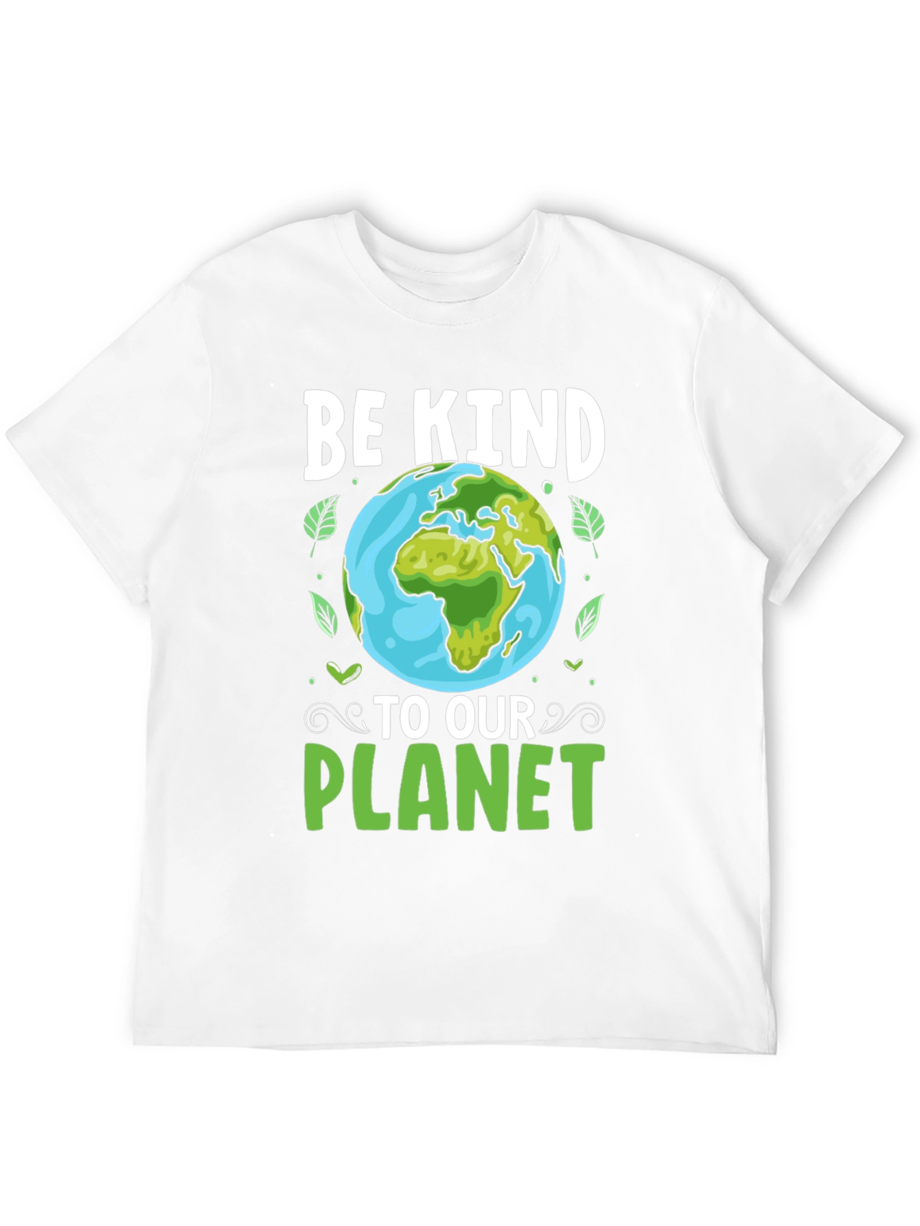 Black Be Kind To Our Planet Graphic Tee view 12
