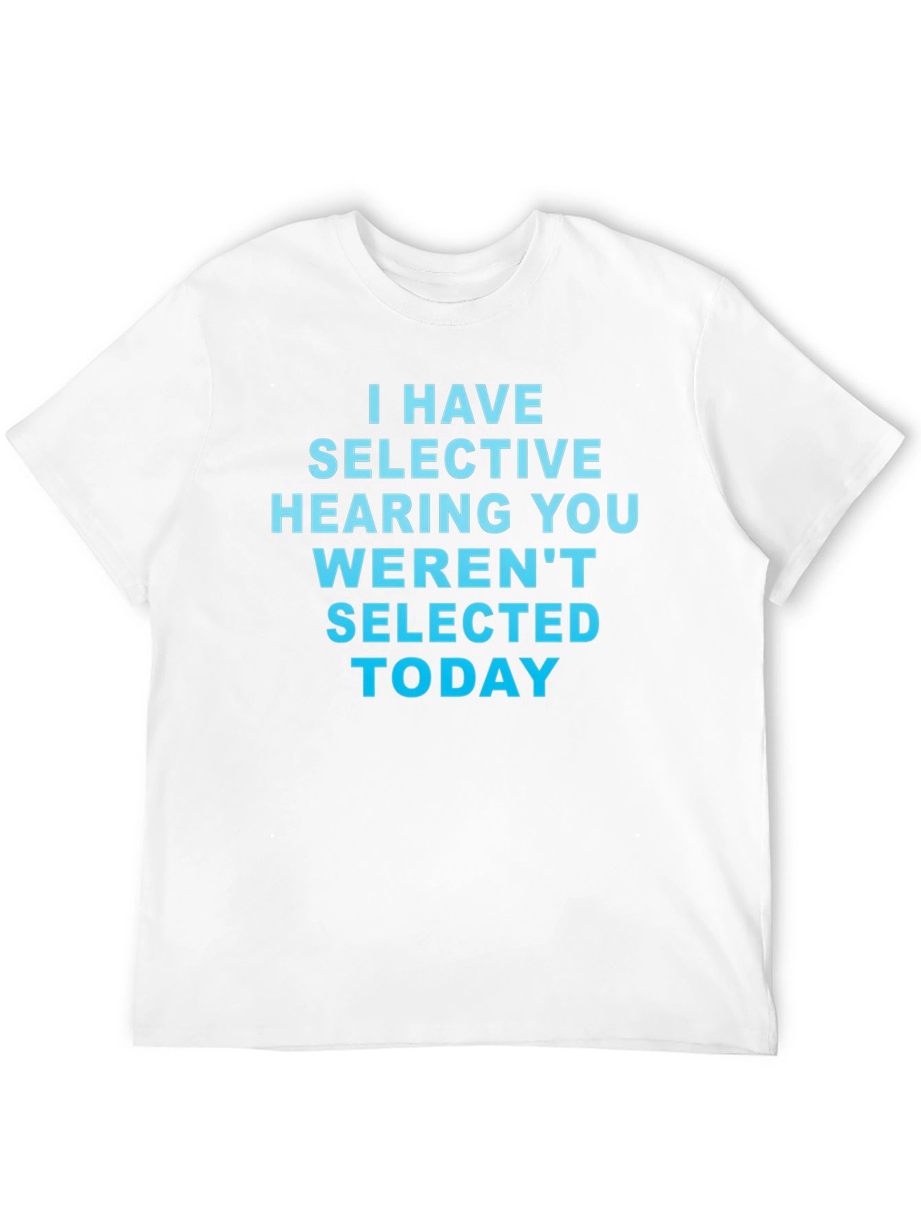 Black Selective Hearing Novelty Graphic Tee view 12