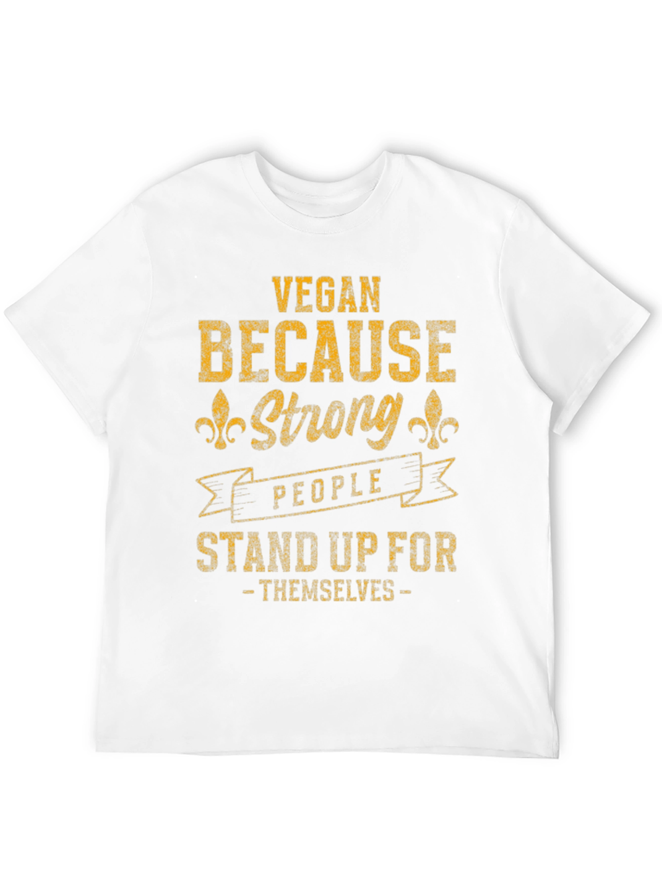 Black Vegan Strong People T-Shirt view 12