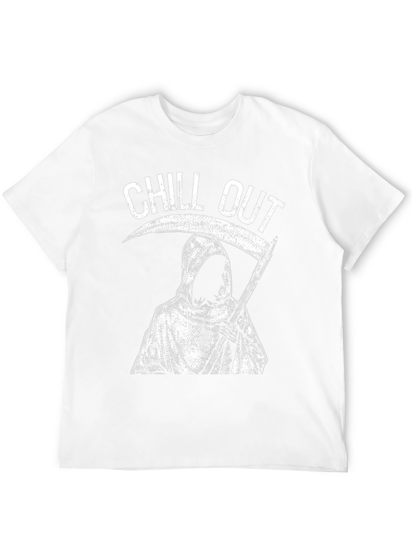 Black Chill Out Grim Reaper T-Shirt - Black view 12