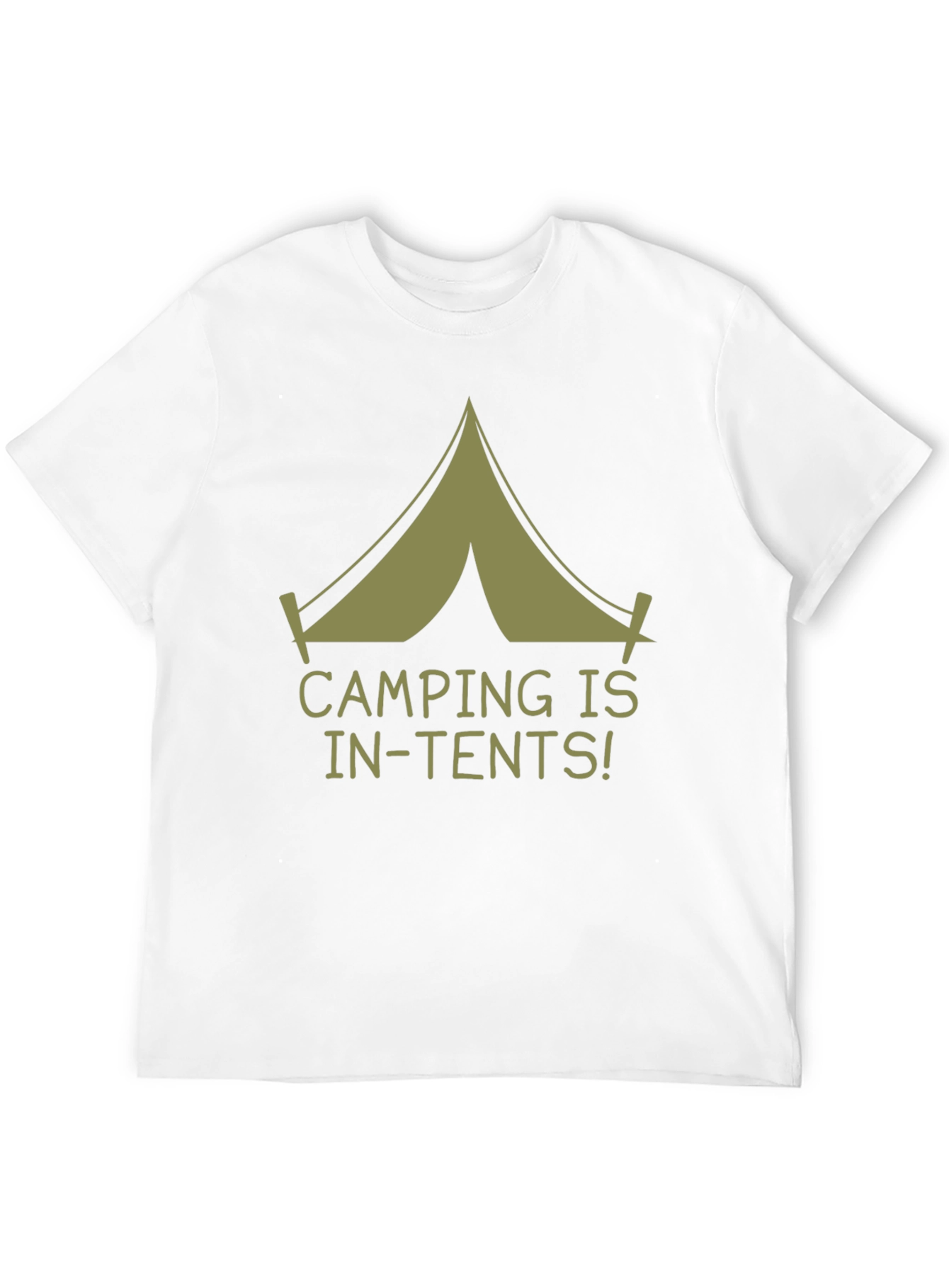 Black Camping Is In-Tents! Graphic Tee view 12