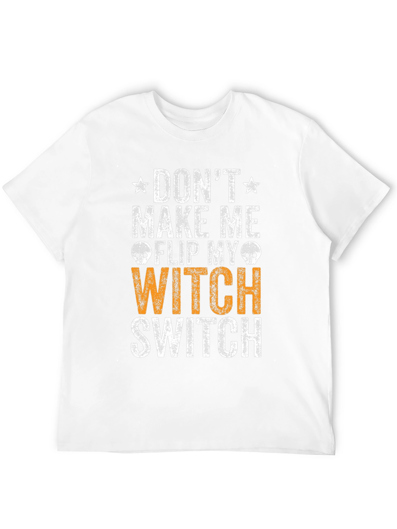 Black Don't Make Me Flip My Witch Switch T-Shirt view 12