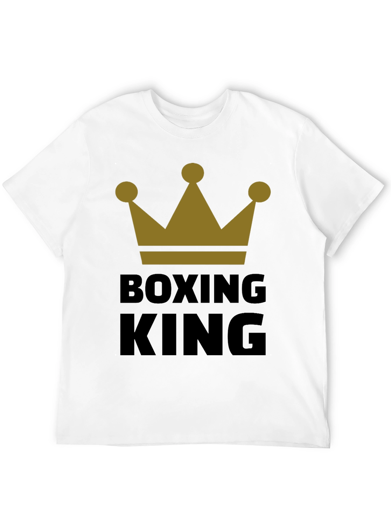 Black Boxing King Crown Graphic Tee - Black view 12