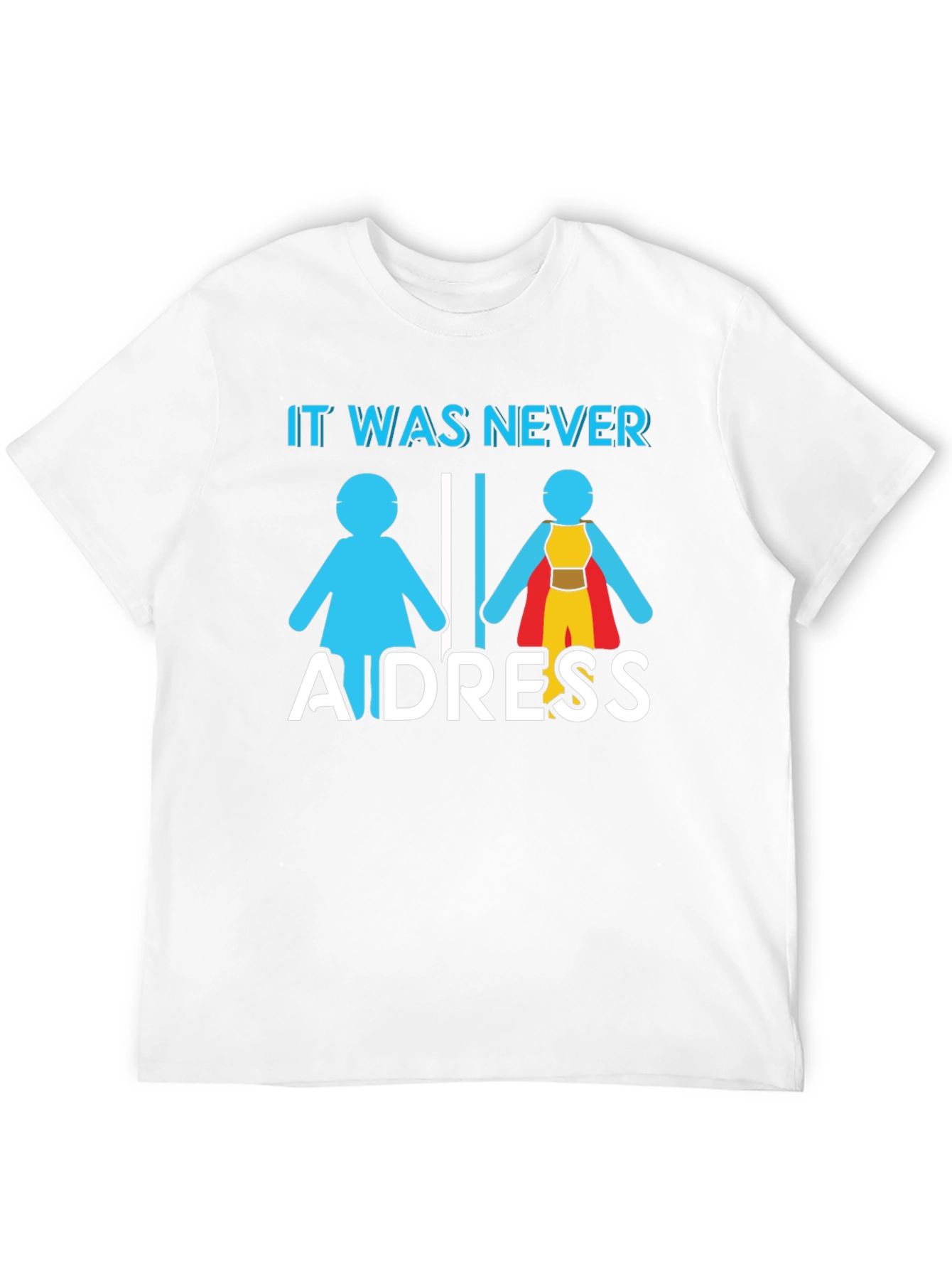 Black It Was Never A Dress T-Shirt view 12