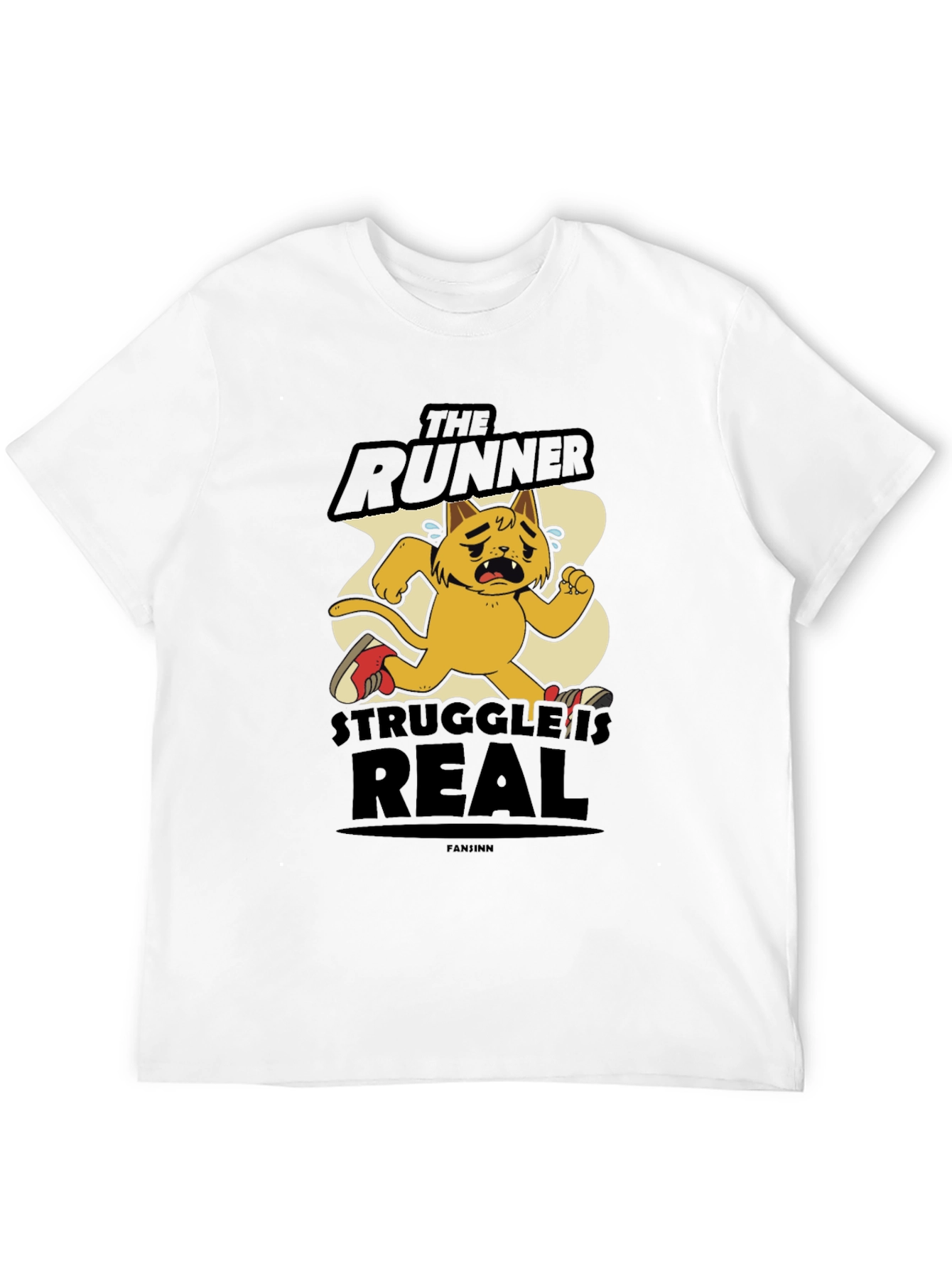 Black The Runner: Struggle is Real Tee view 12