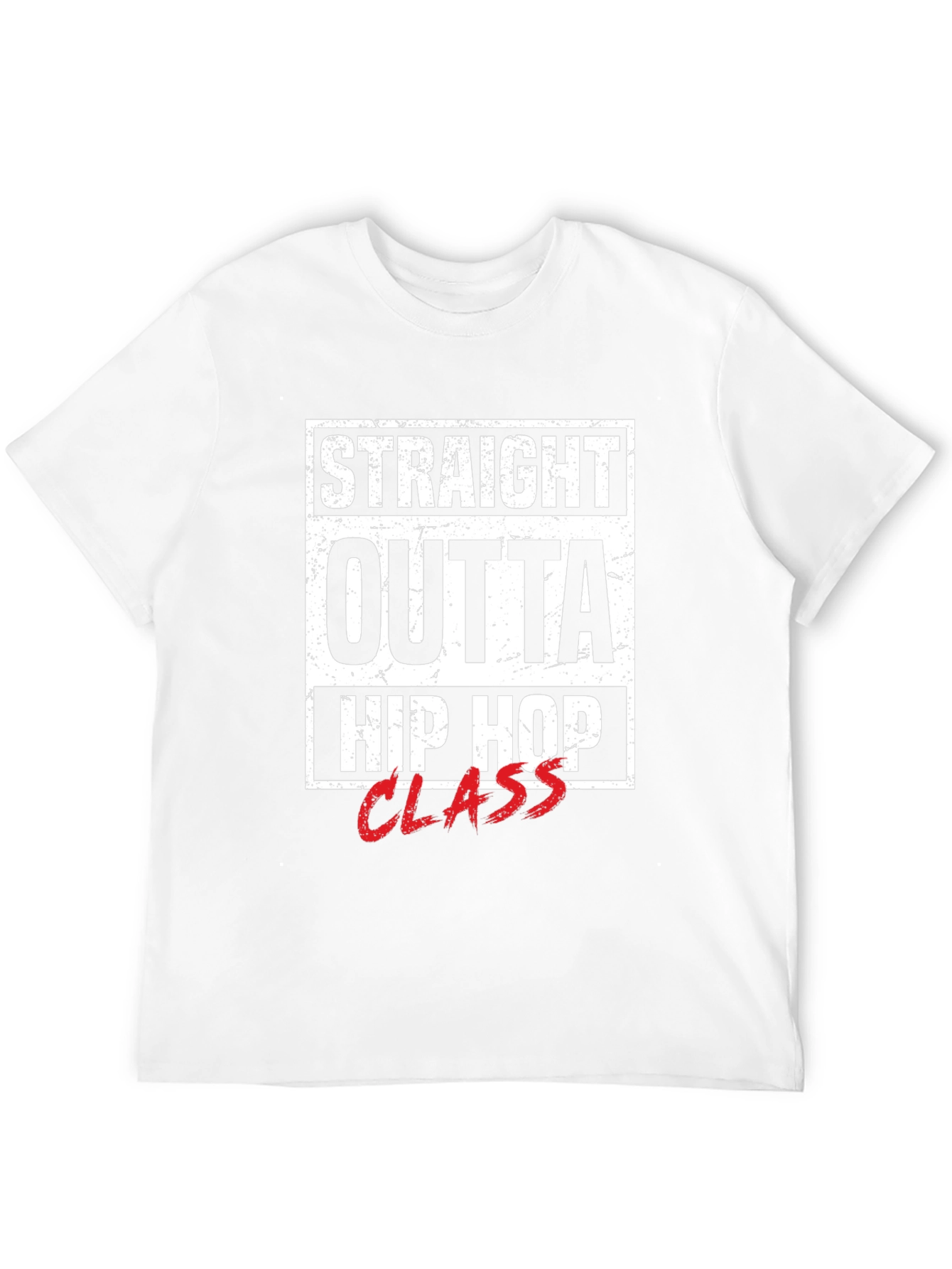 Black Straight Outta Hip Hop Class T-Shirt view 12