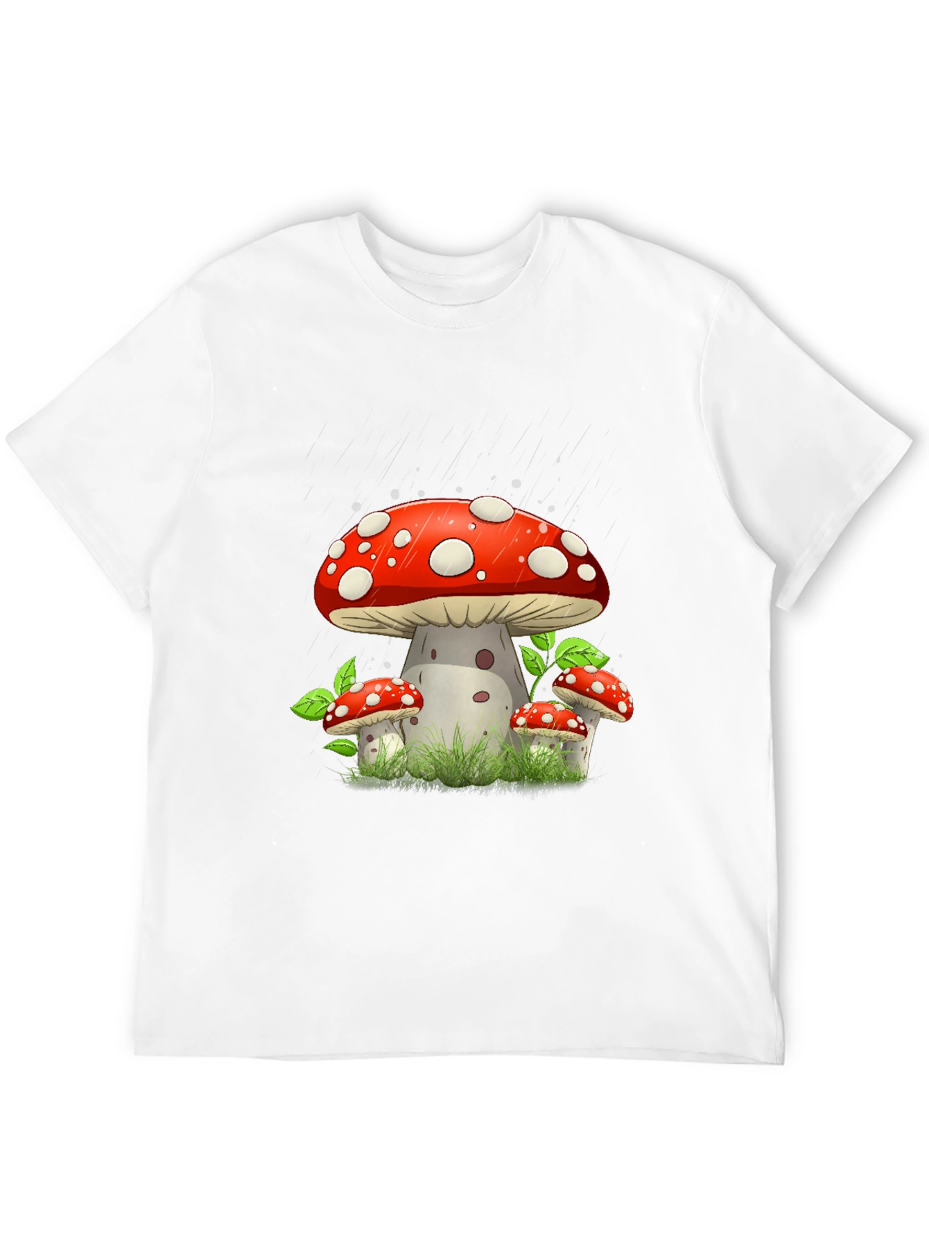 Black Mushroom Graphic Tee - Funky Style view 12