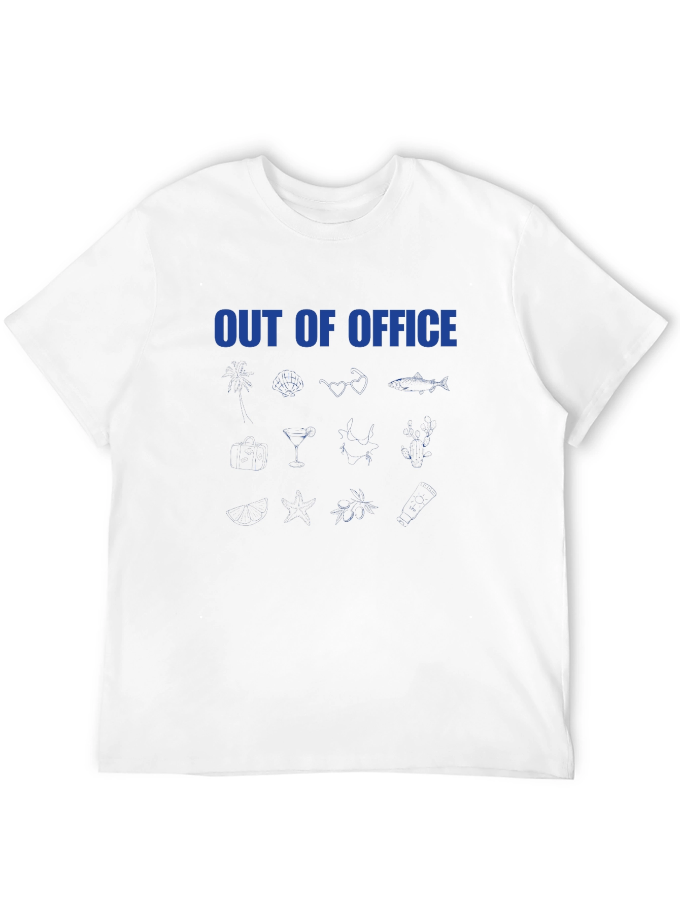 Black Out of Office Black T-Shirt view 12