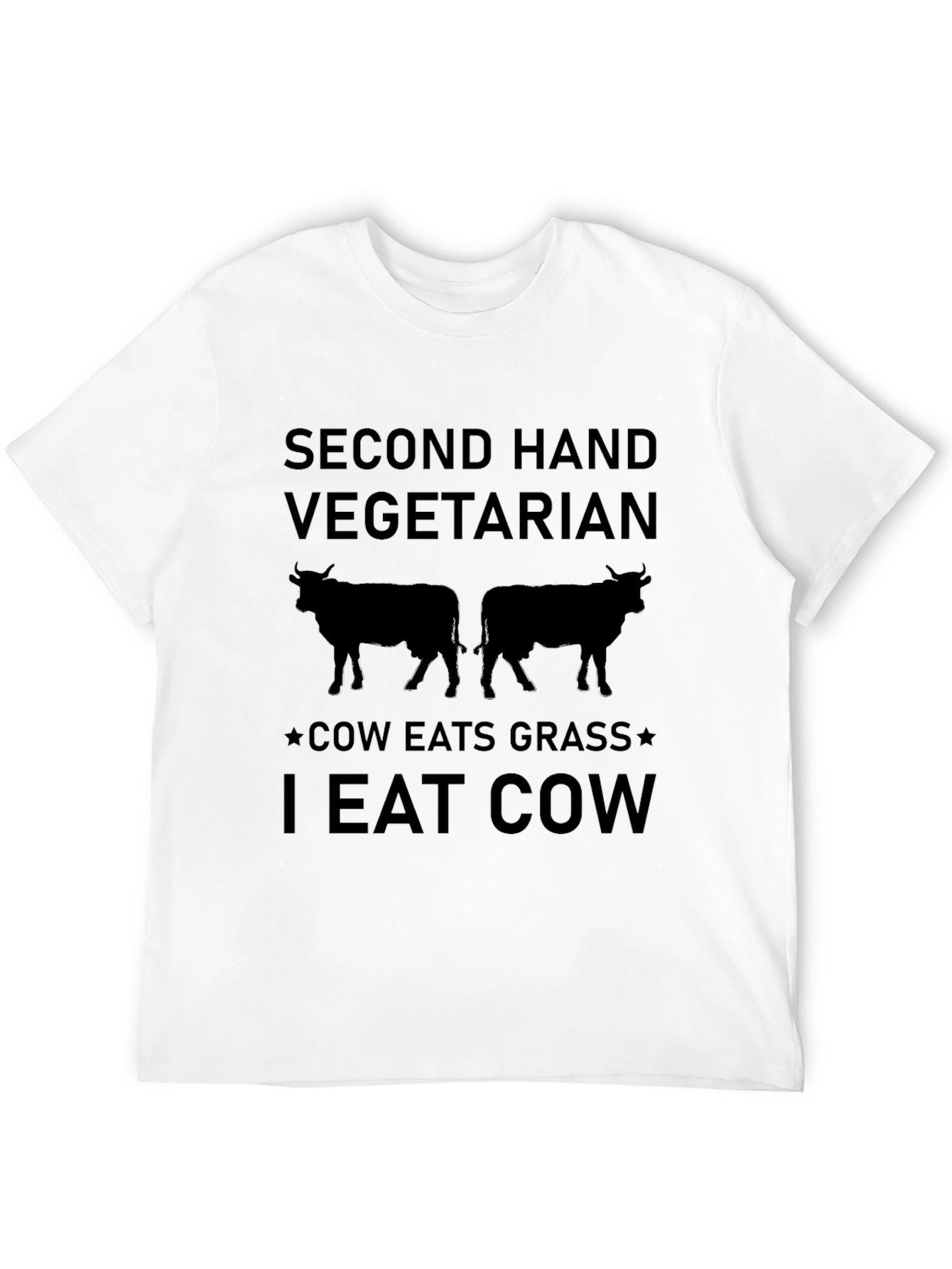 Secondhand Vegetarian Graphic Tee - 12