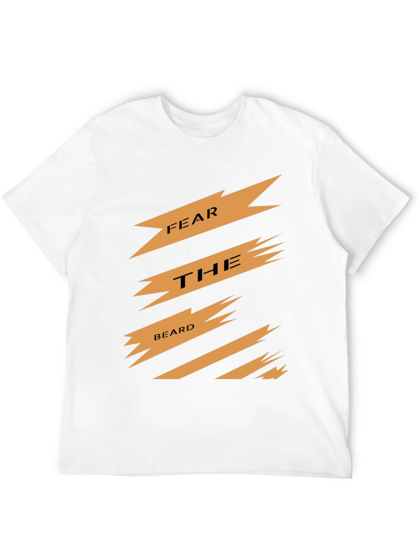 Black Fear The Beard Graphic Tee - Black T-Shirt view 12