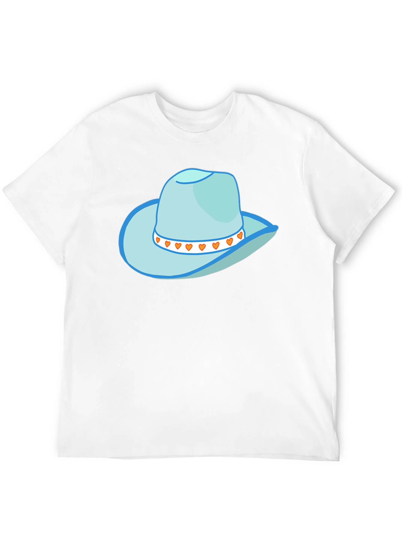 Black Cowboy Hat Graphic Tee - Stylish Western Style view 12