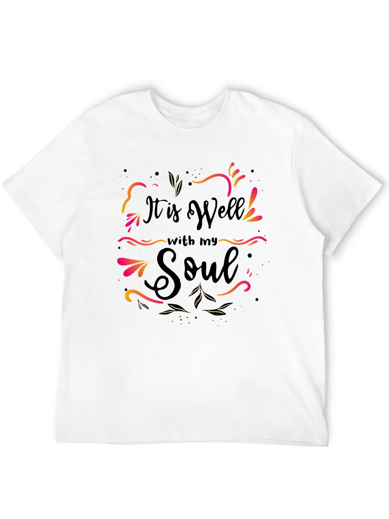 Black It Is Well With My Soul T-Shirt view 12
