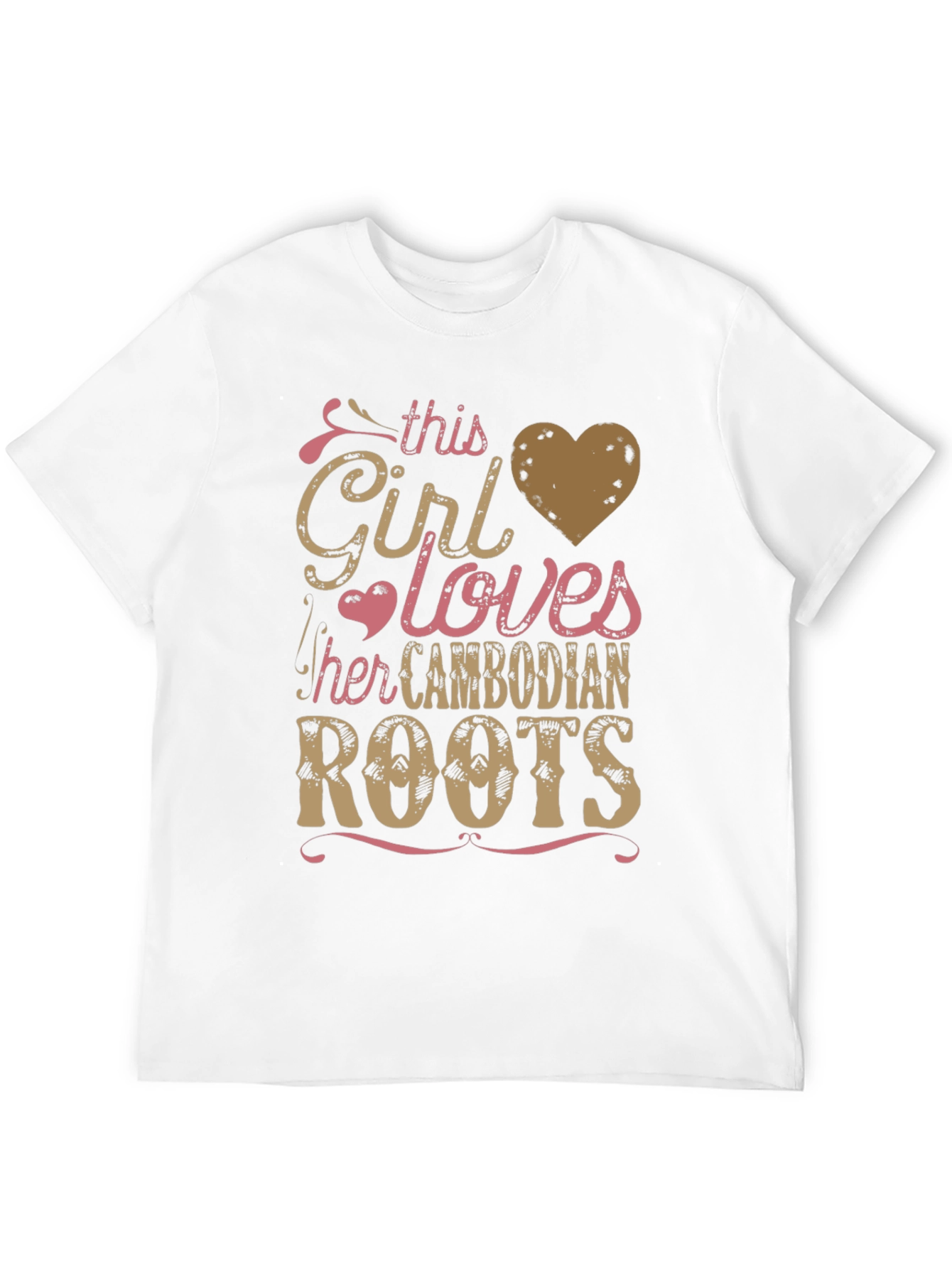 Girl Loves Cambodian Roots T-Shirt - 12