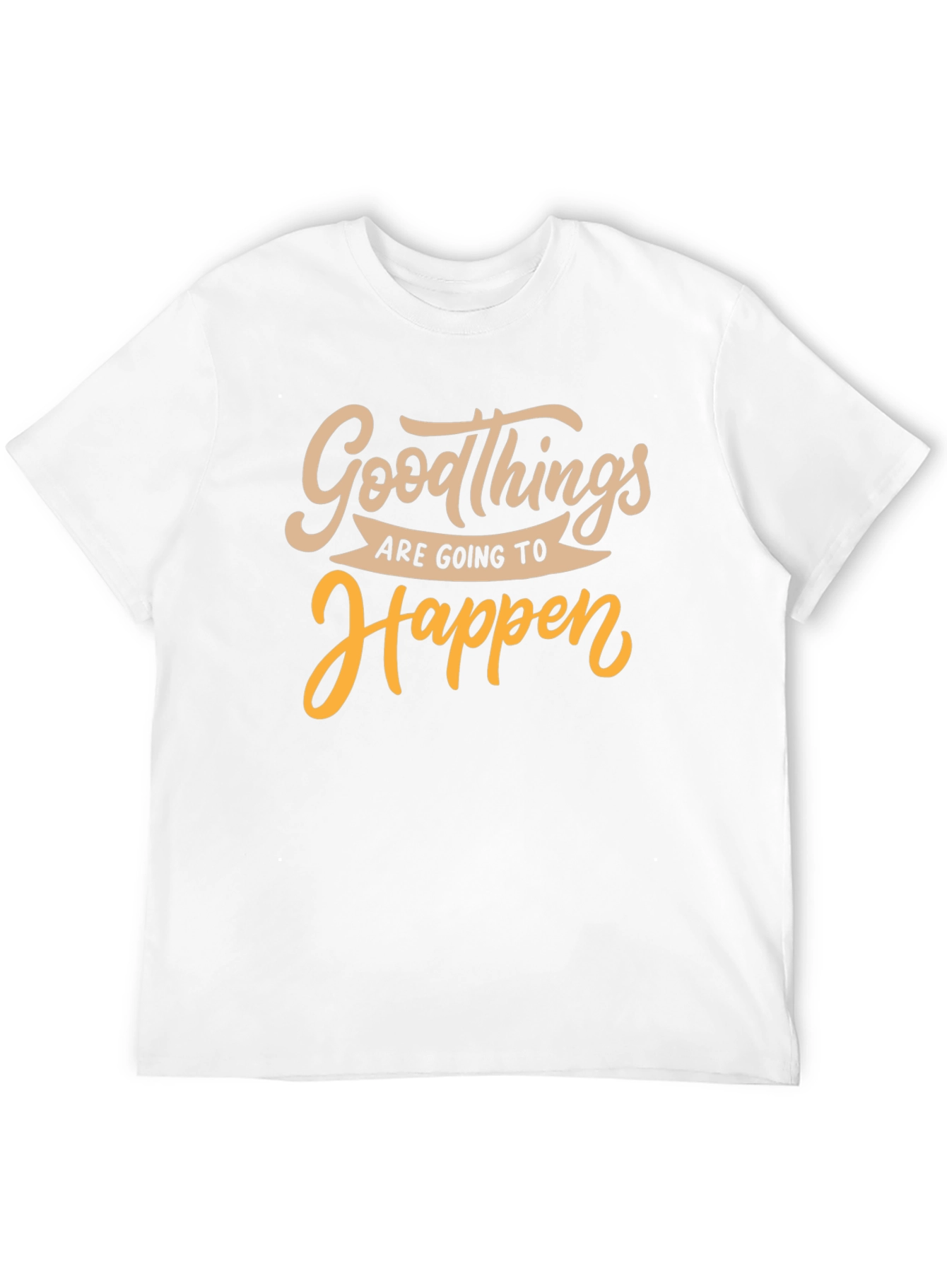 Black Good Things Happen Black Graphic Tee view 12