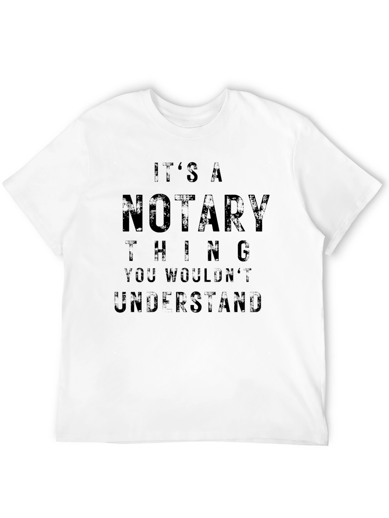 Black It's a Notary Thing T-Shirt view 12